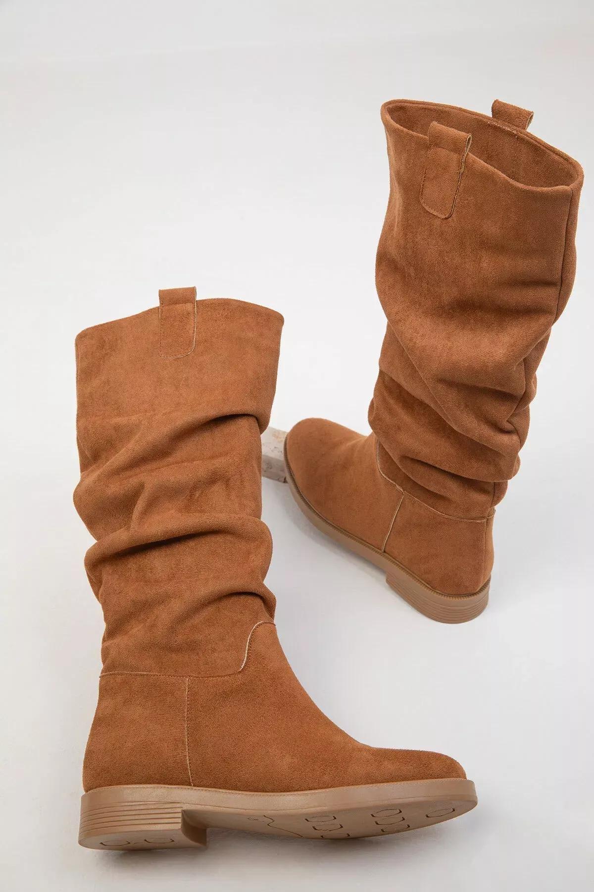 Brown Suede Boots, C101_4460, large image number 3