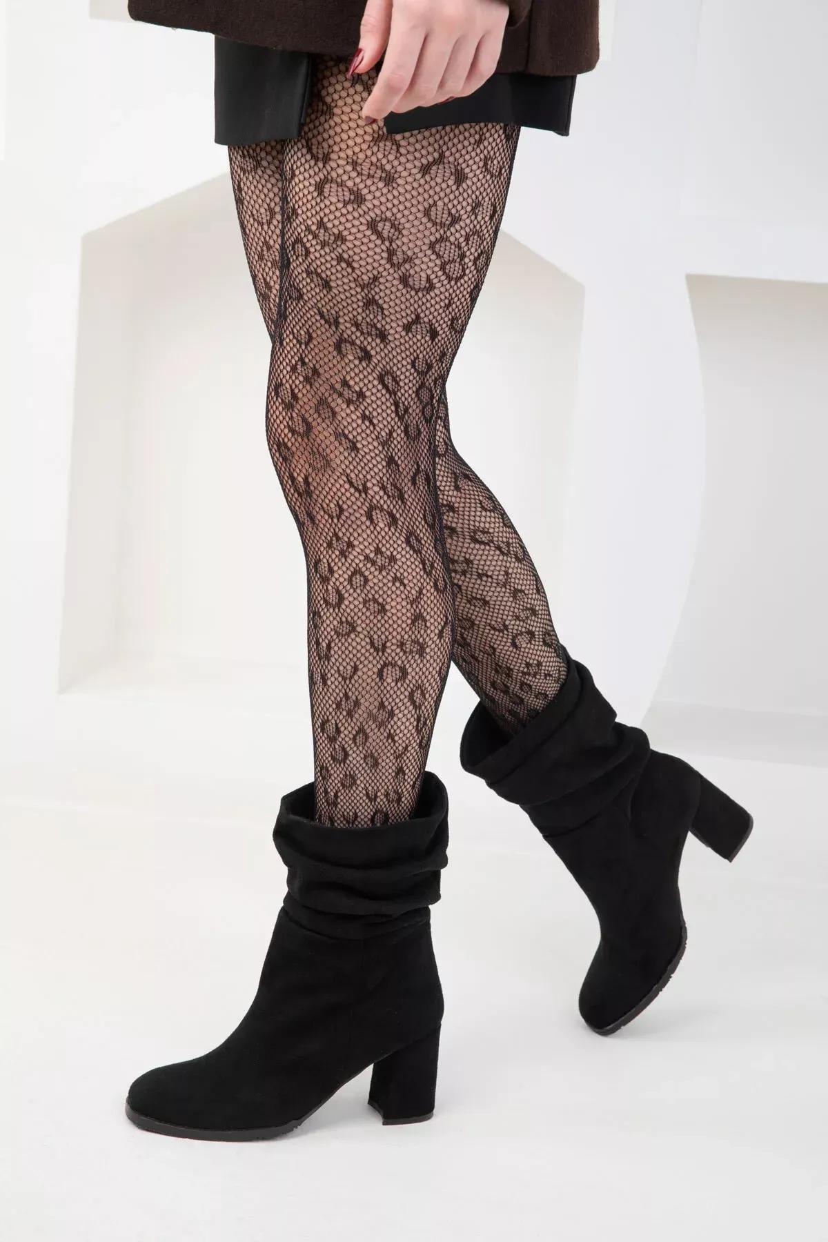 Black Suede Boots, , large image number 2