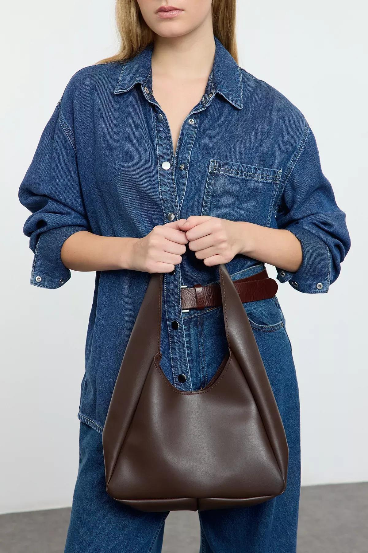Brown Puppy Oval Bag, Dark brown, large image number 2