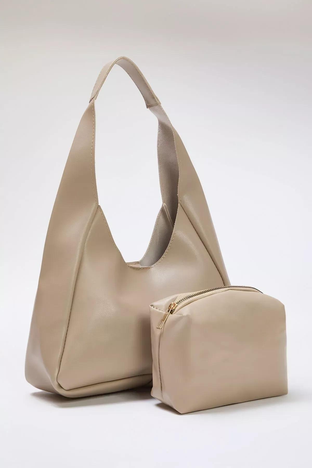 Nude Oval Shoulder Bag, C101_7403, large image number 0