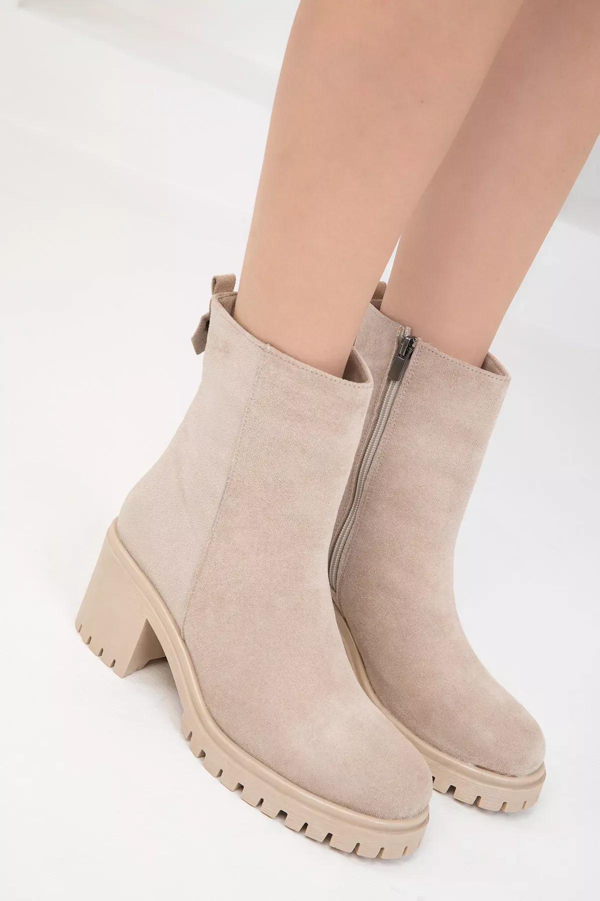 Brown Suede Boots, C101_4440, large image number 4