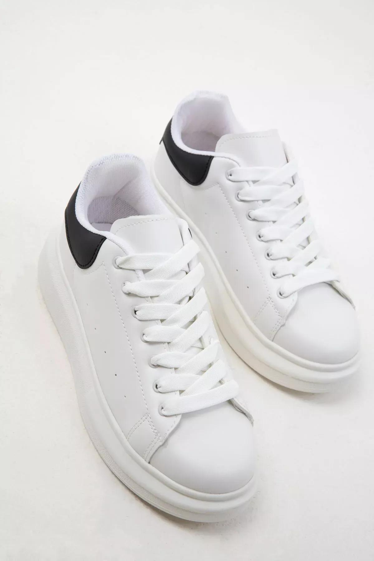 White Black Sneakers, , large image number 1