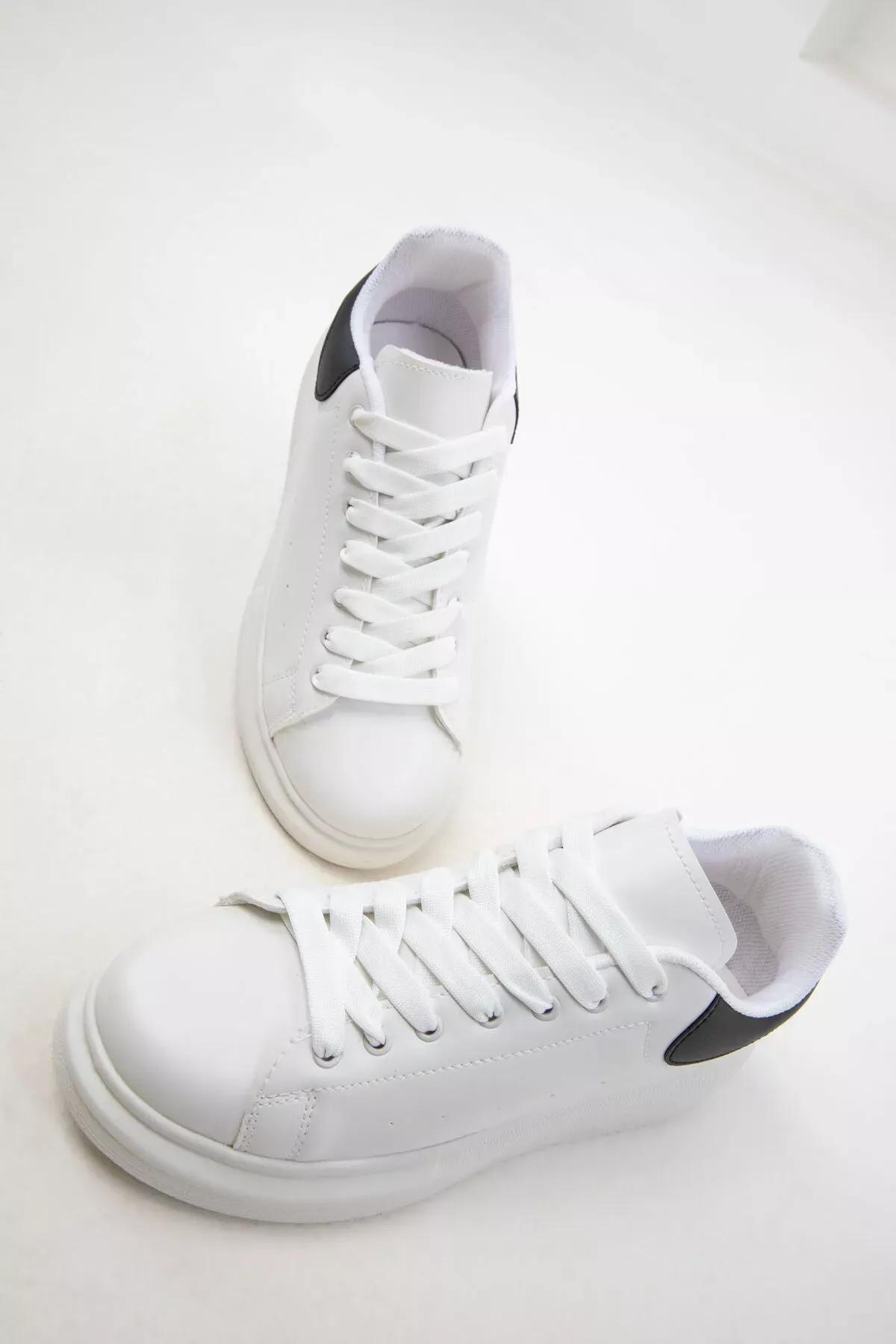 White Black Sneakers, , large image number 3