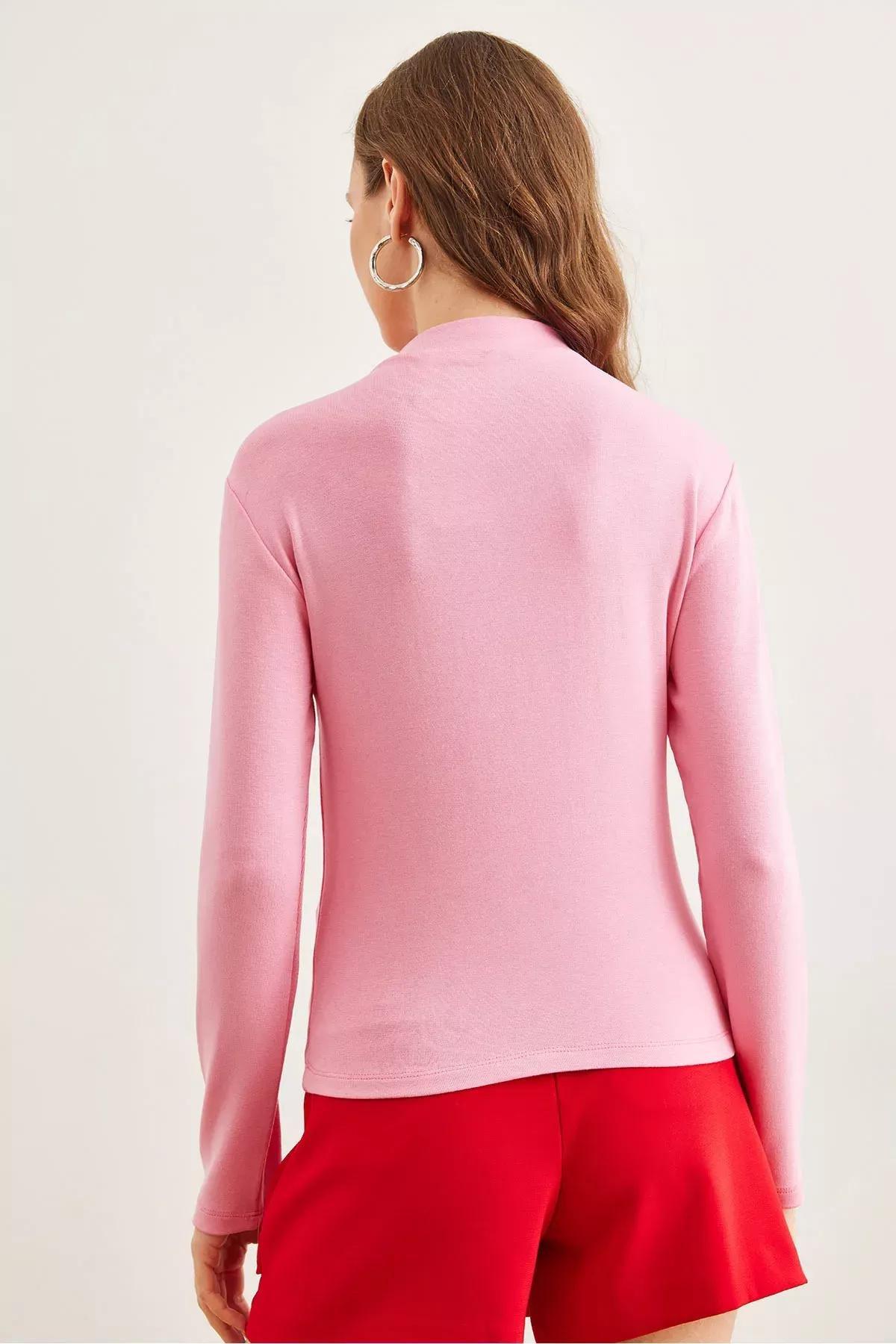 Pink Collar Soft Blouse, SUGAR PINK, large image number 1