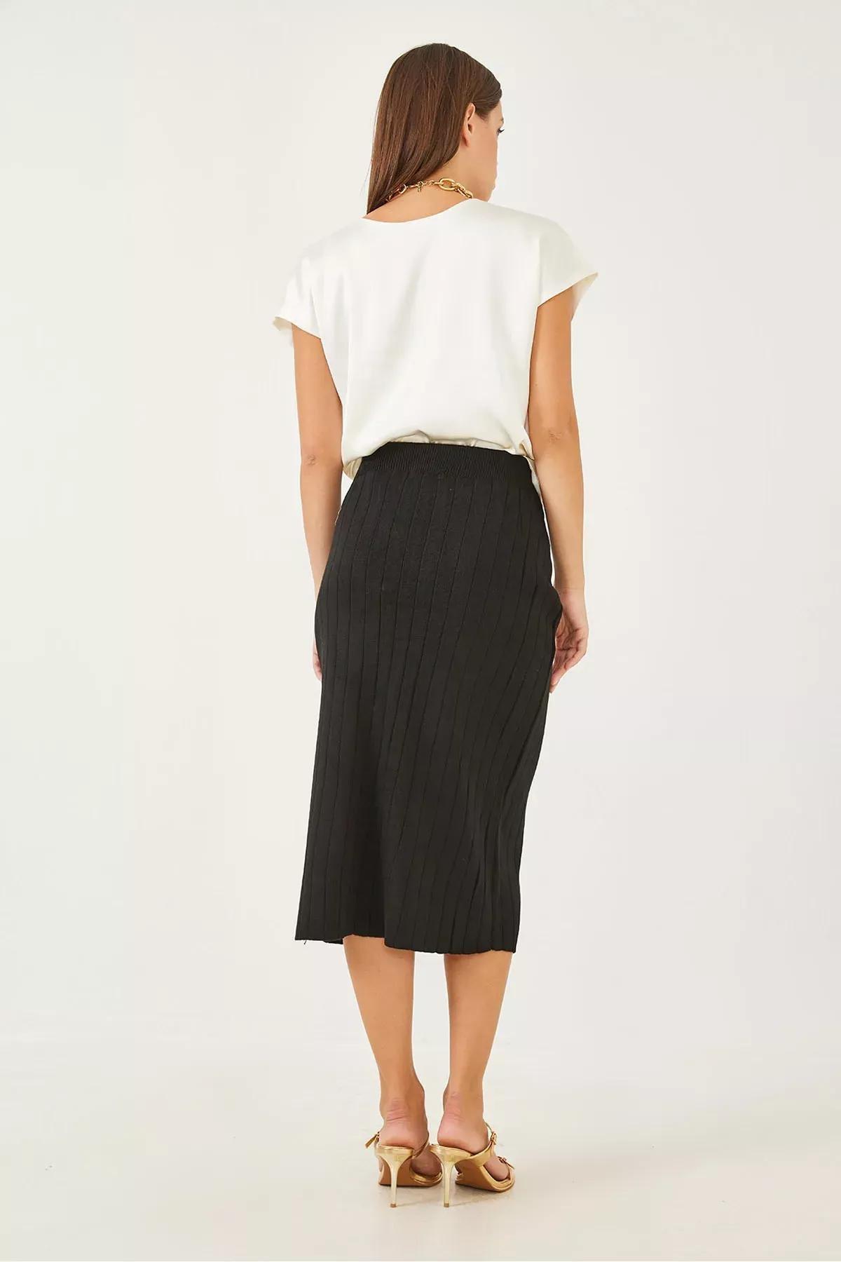 Black Fur Collar Puffer Jacket, BLACK, large image number 3