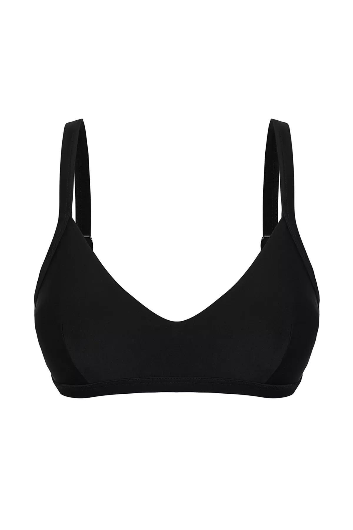 Black Bralettete Bikini Top, , large image number 4