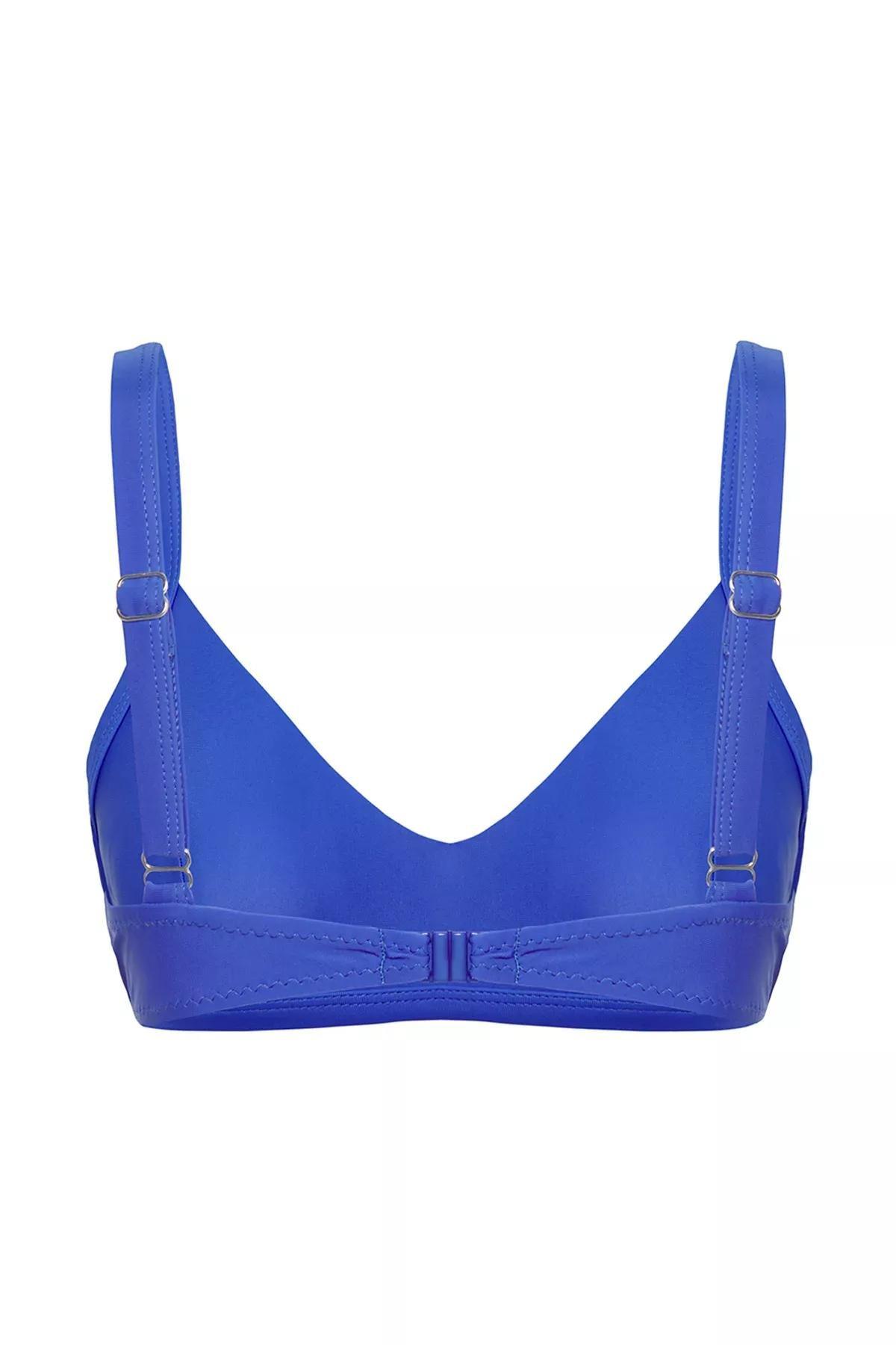 Blue Bralettete Bikini Top, , large image number 5