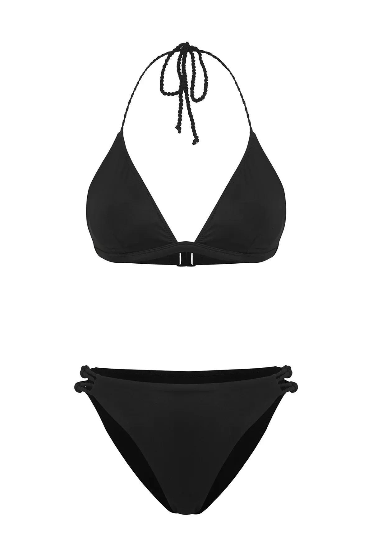Black Triangle Bikini Set, , large image number 4