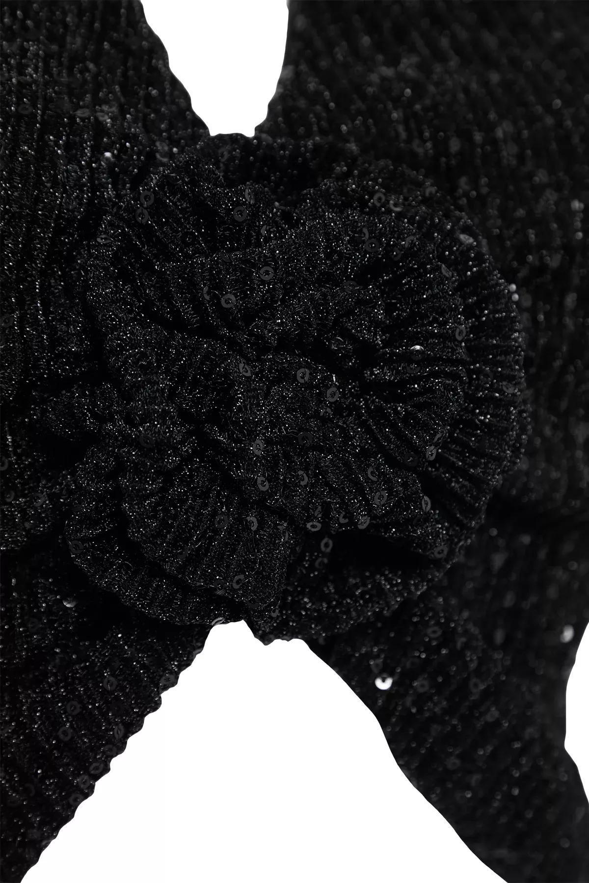 Black Sequin Pink Blouse, , large image number 5