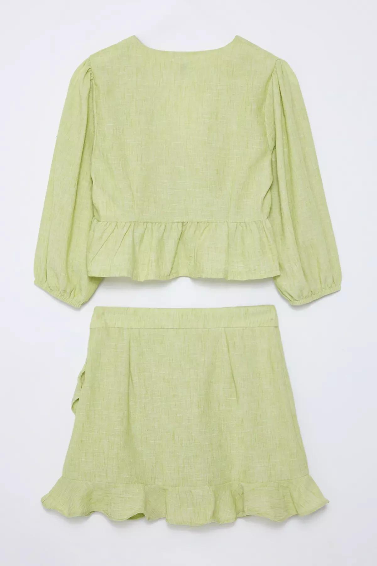 Green Woven Set, PISTACHIO GREEN, large image number 8