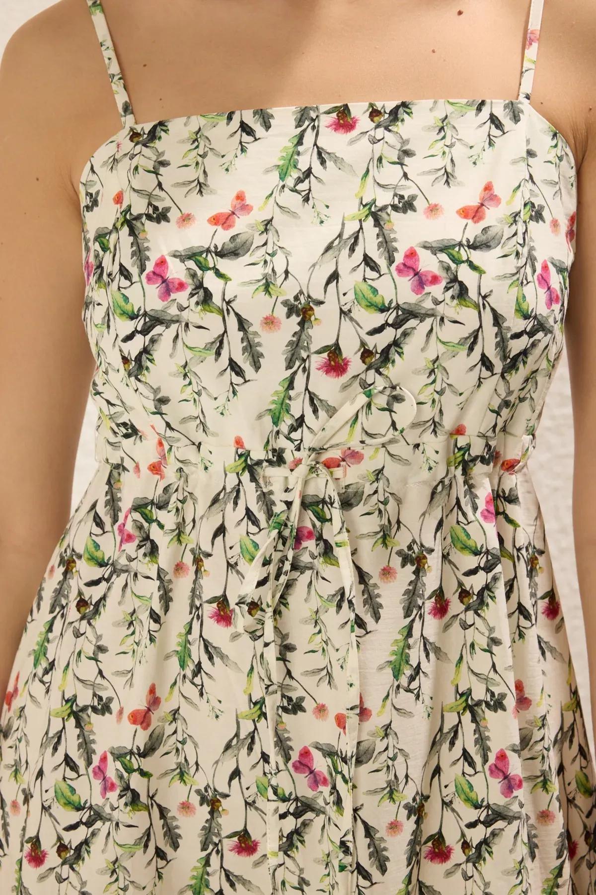 Multicolour Floral Midi Dress, Very colorful, large image number 2