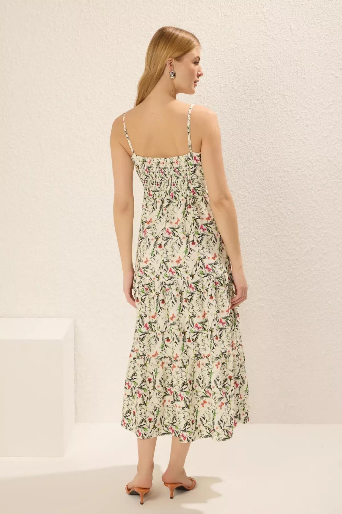 Multicolour Floral Midi Dress, Very colorful, large image number 3