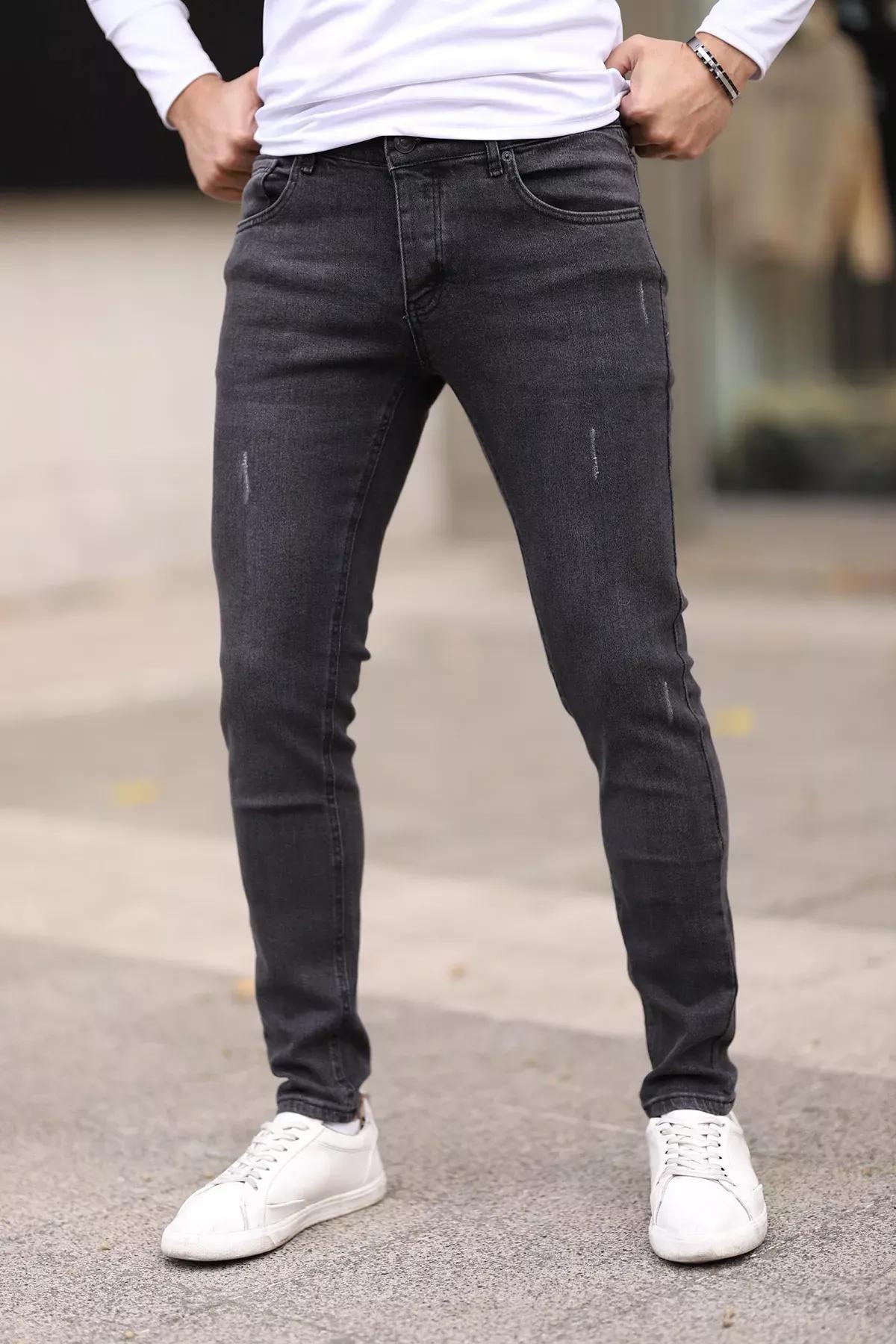 Grey Skinny Nail Jeans, , large image number 3