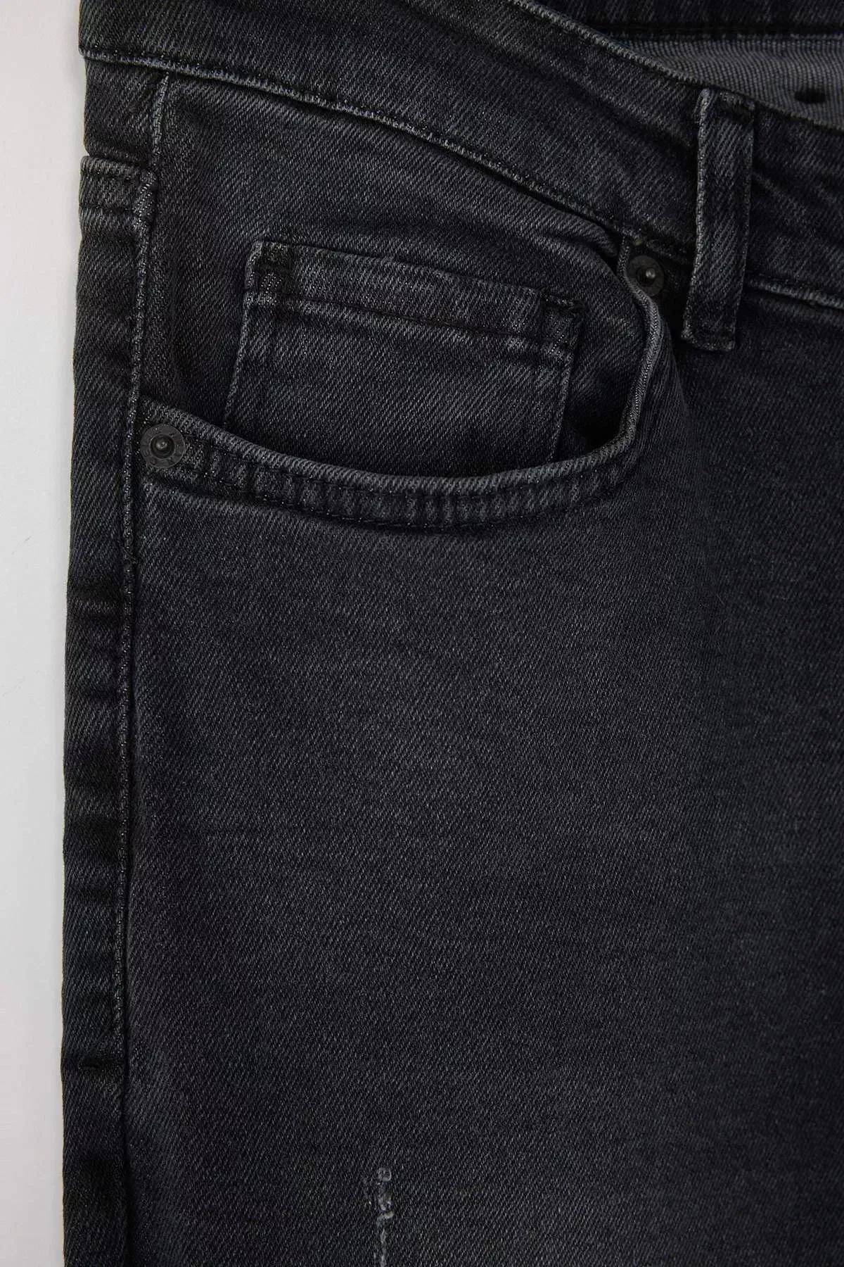 Grey Skinny Nail Jeans, Anthracite, large image number 6
