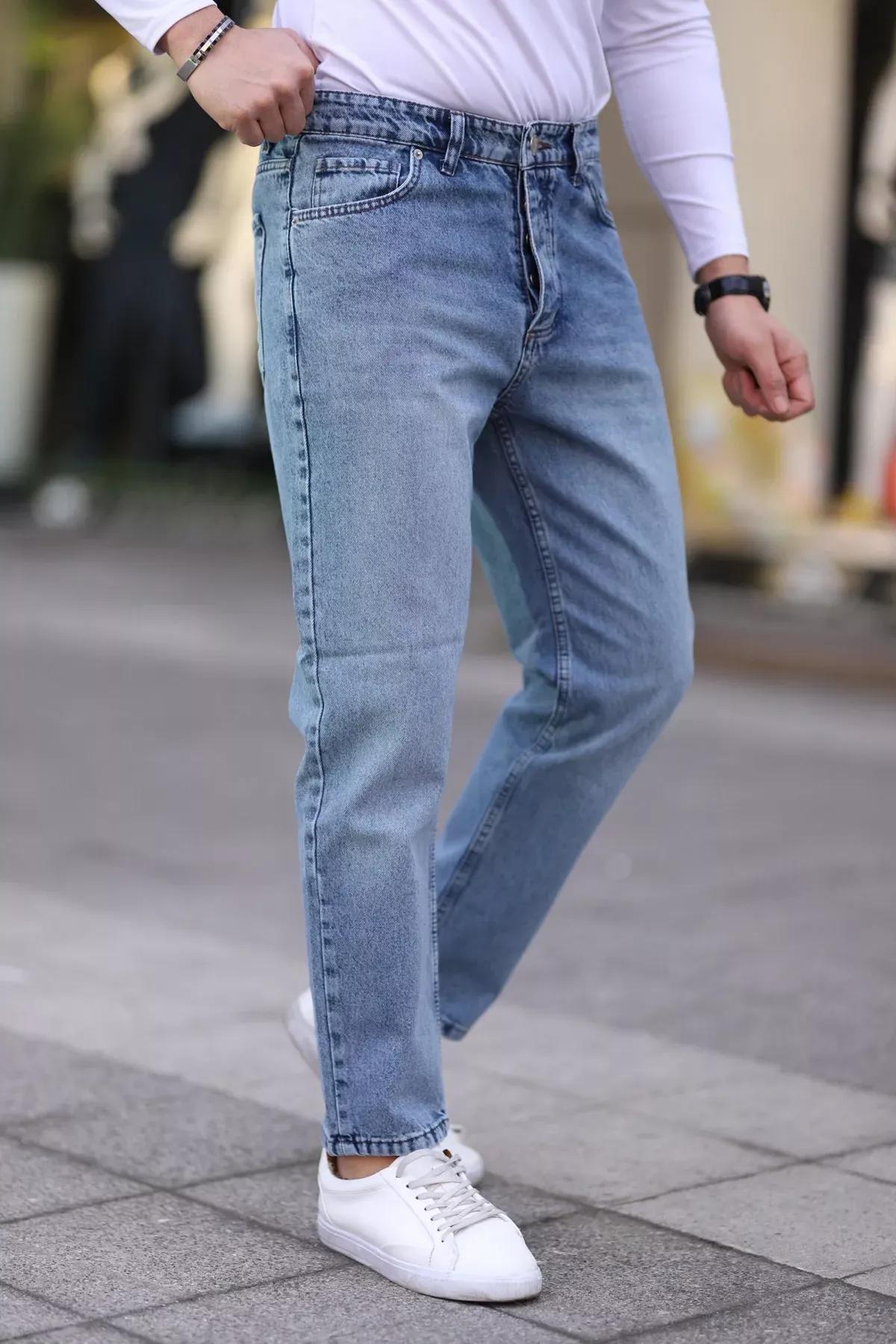 Blue Boyfriend Jeans, , large image number 1
