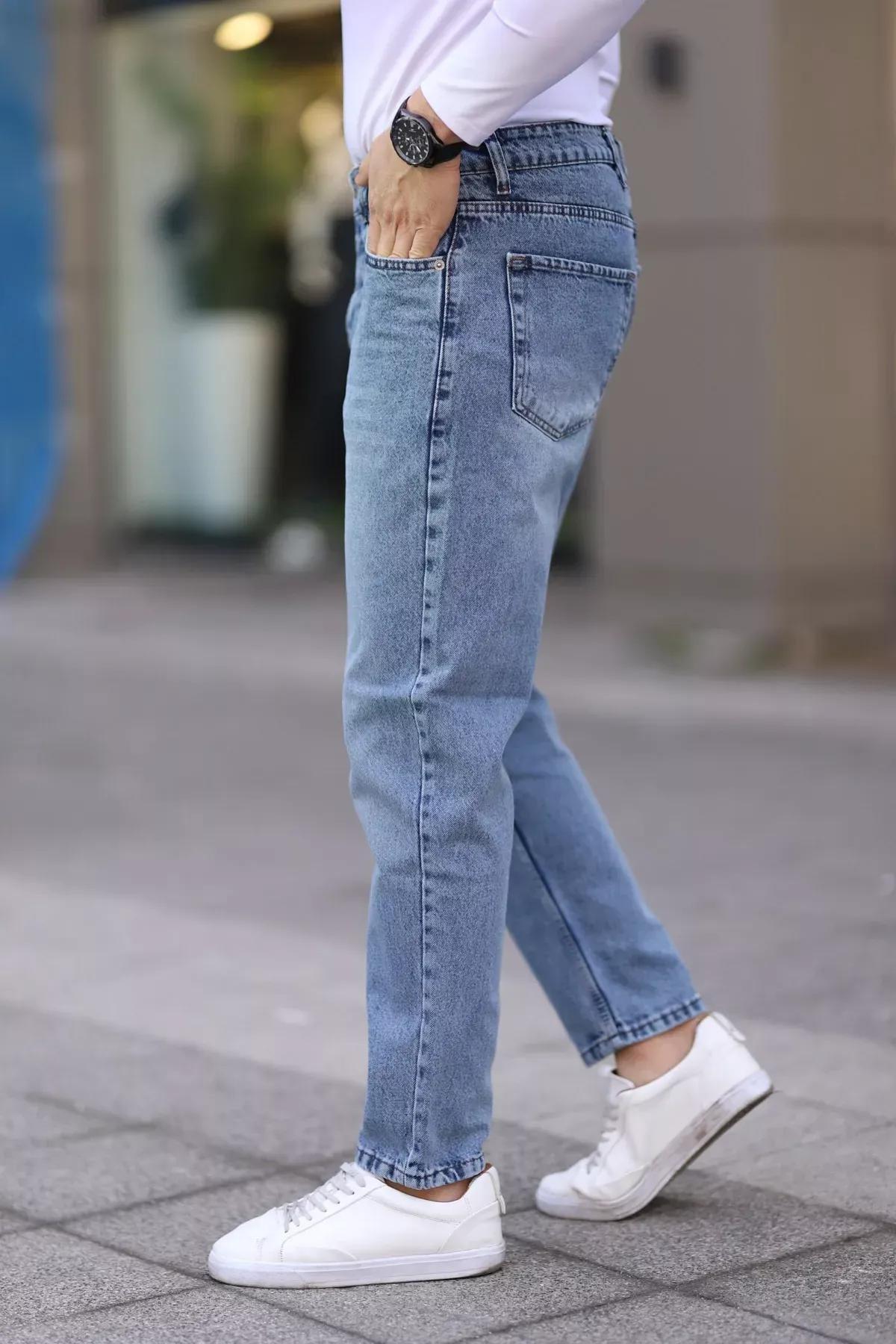 Blue Boyfriend Jeans, , large image number 4