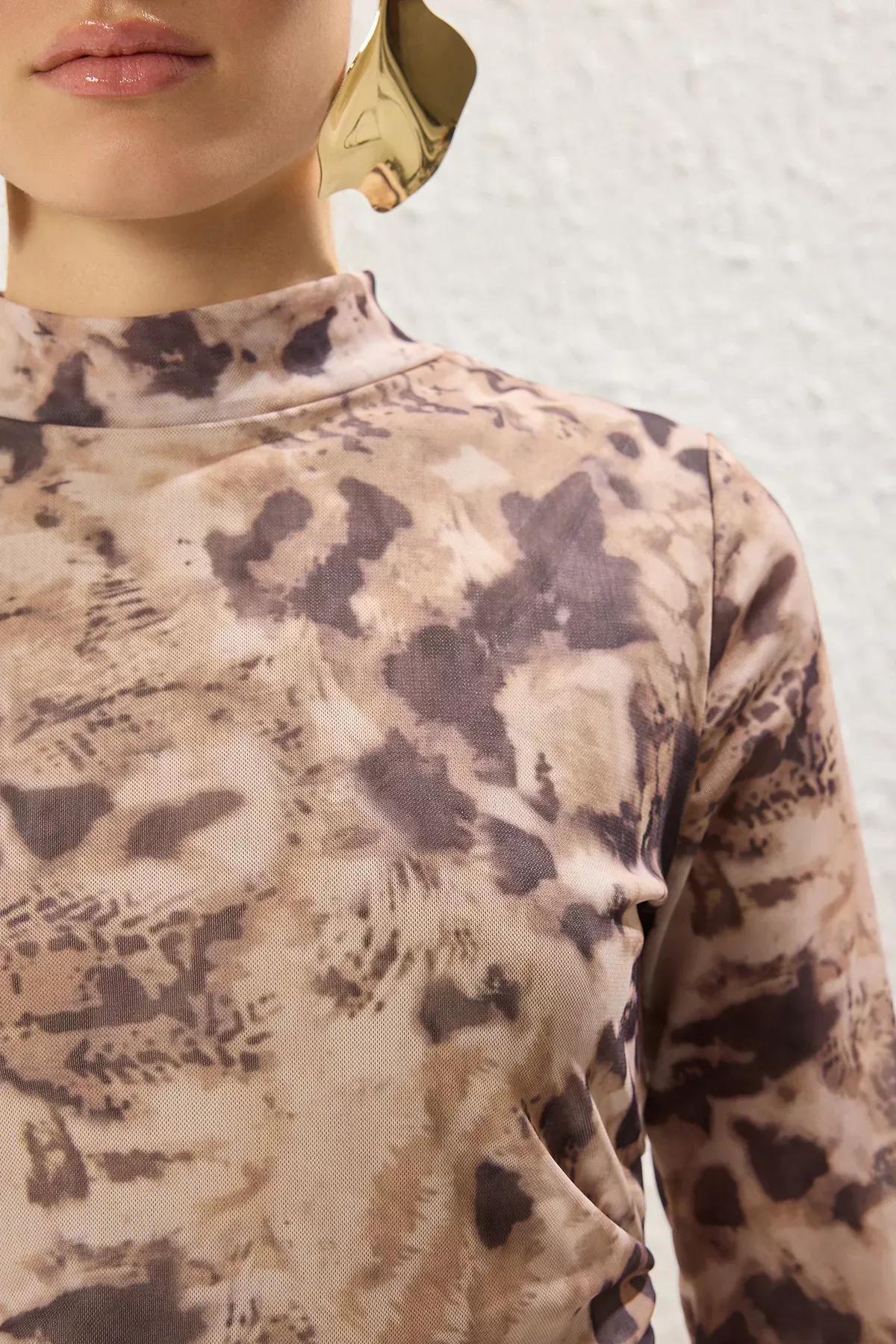 Multicolour Leopard Printed Bodycon Dress, , large image number 2