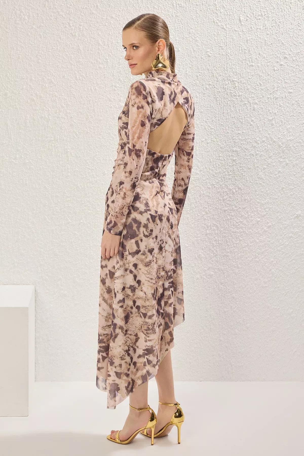 Multicolour Leopard Printed Bodycon Dress, , large image number 3