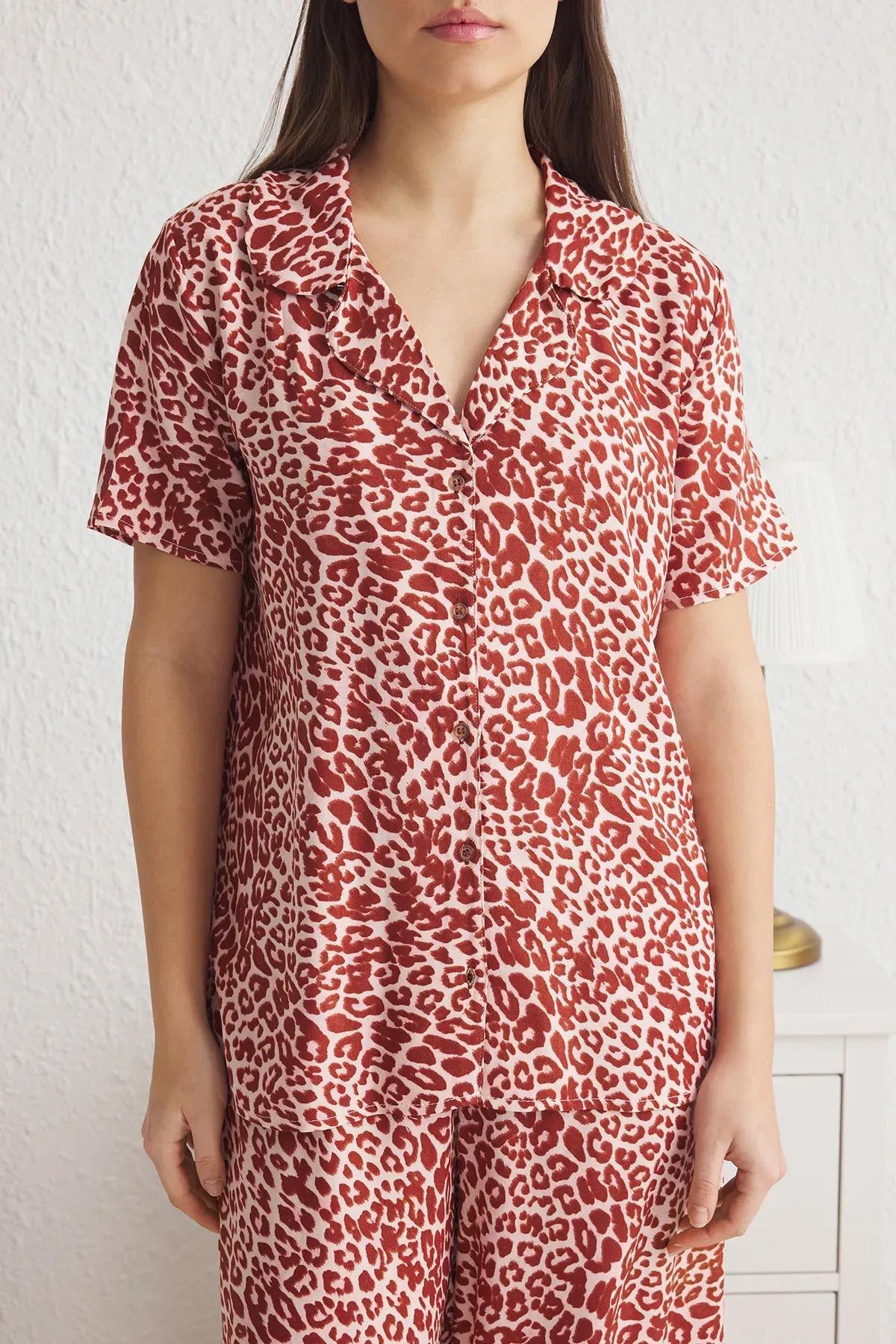 Multicolour Leopard Pyjamas Set, , large image number 2