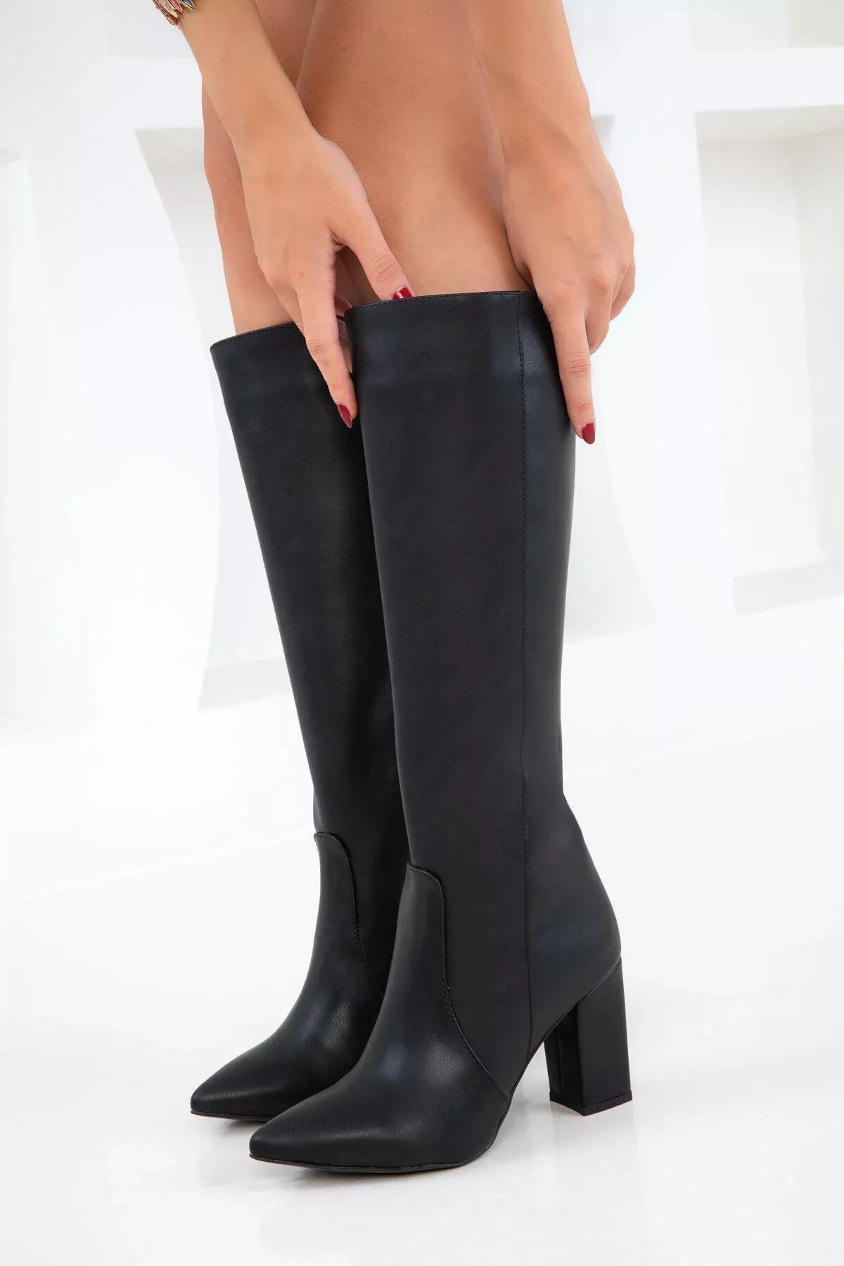Black Boots, BLACK, medium