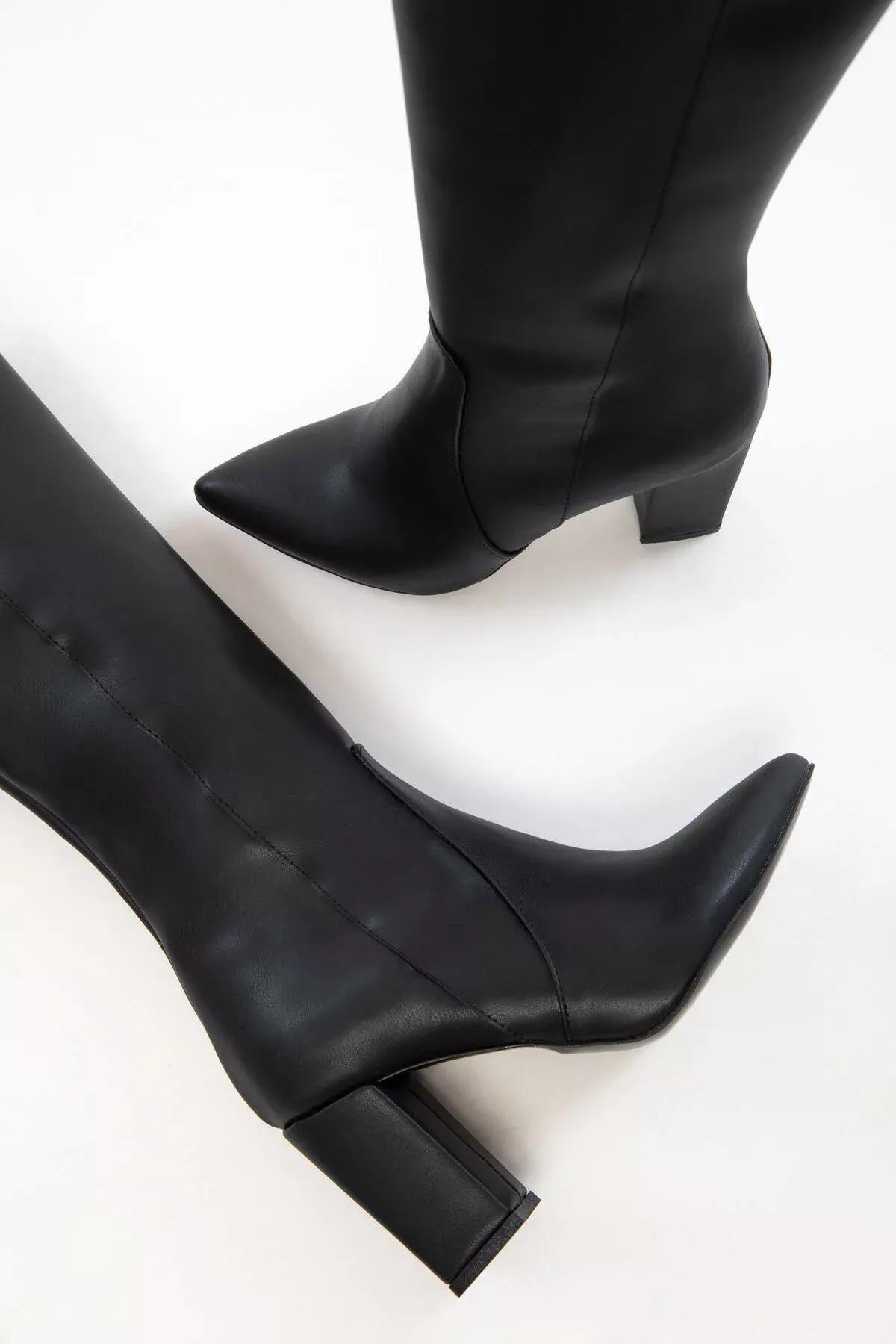 Black Boots, BLACK, large image number 6
