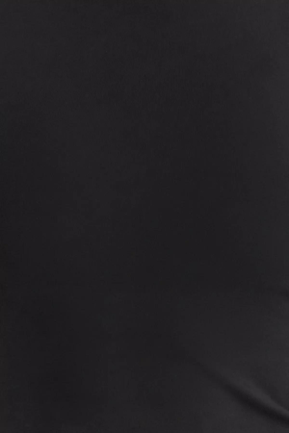 Black Two Layer Sports Bra, BLACK, large image number 4