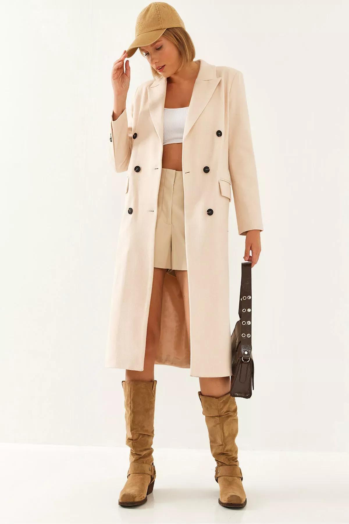 Grey Regular Fit Printed Sweatpants, Cream, medium