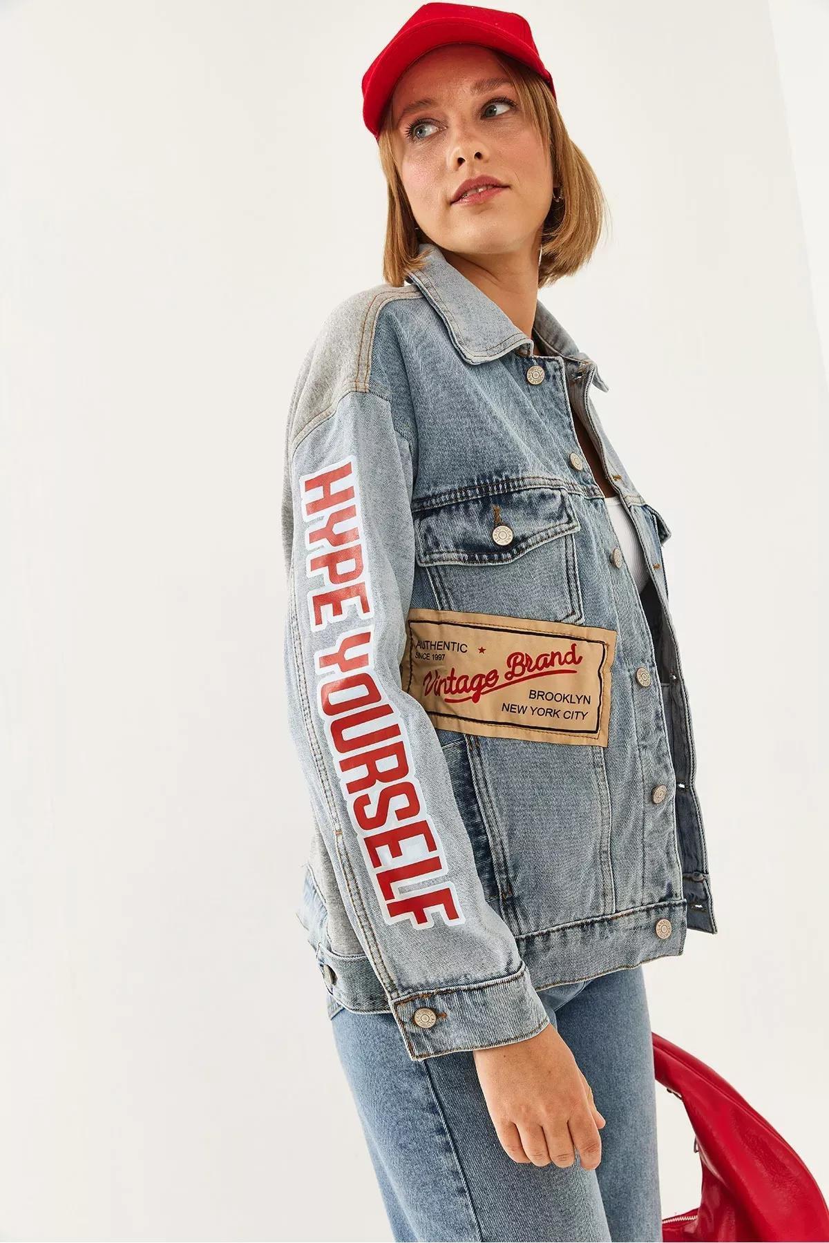 Blue Boyfriend Jeans, Blue, large image number 4