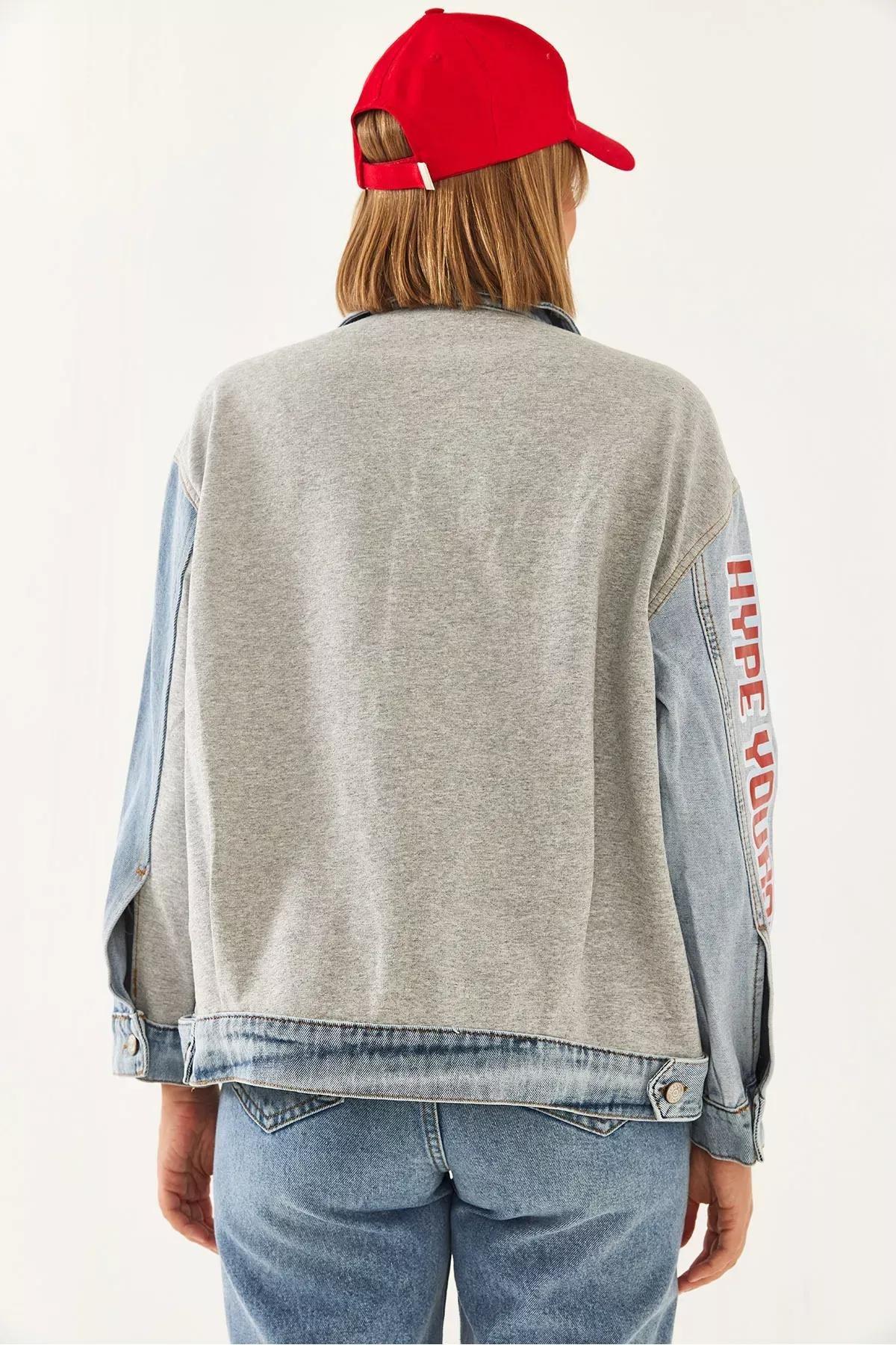 Blue Boyfriend Jeans, Blue, large image number 5