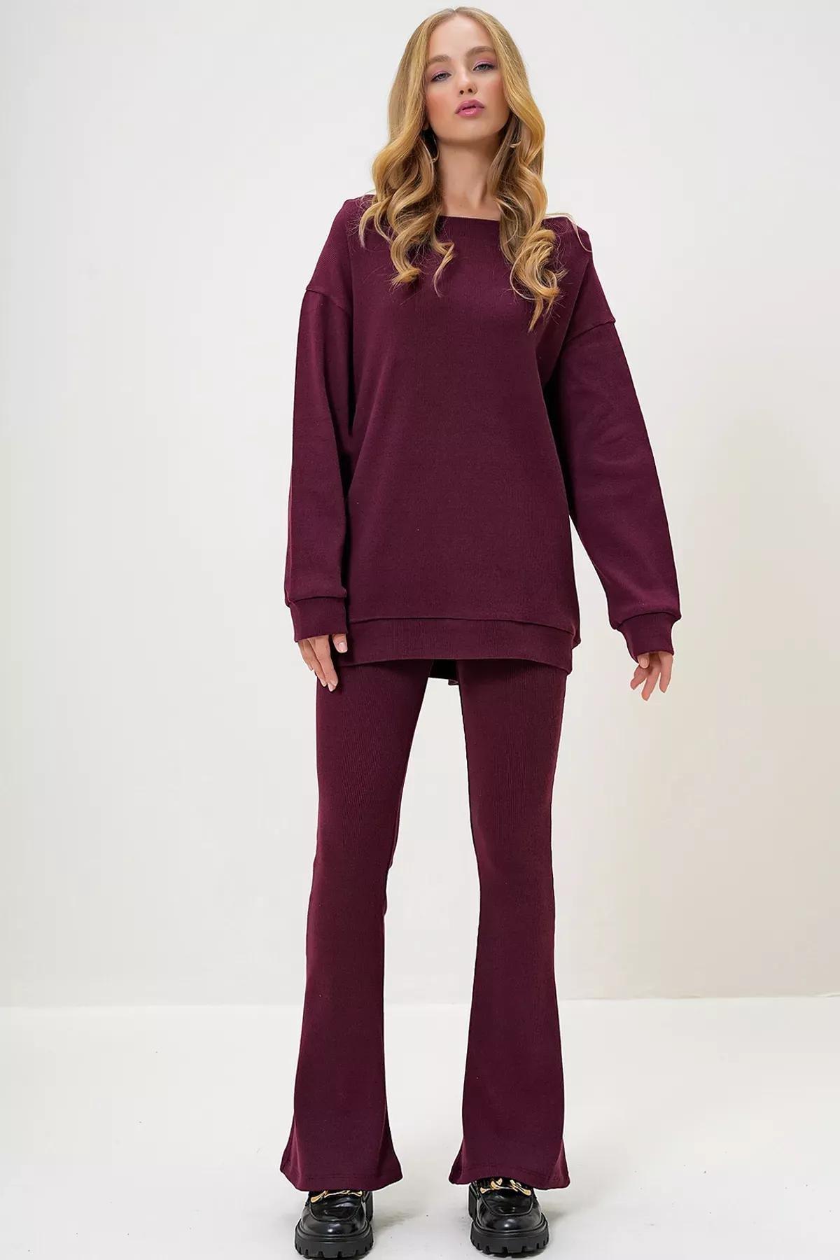 Red Boat Neck Set Set of 2, Burgundy, large image number 1