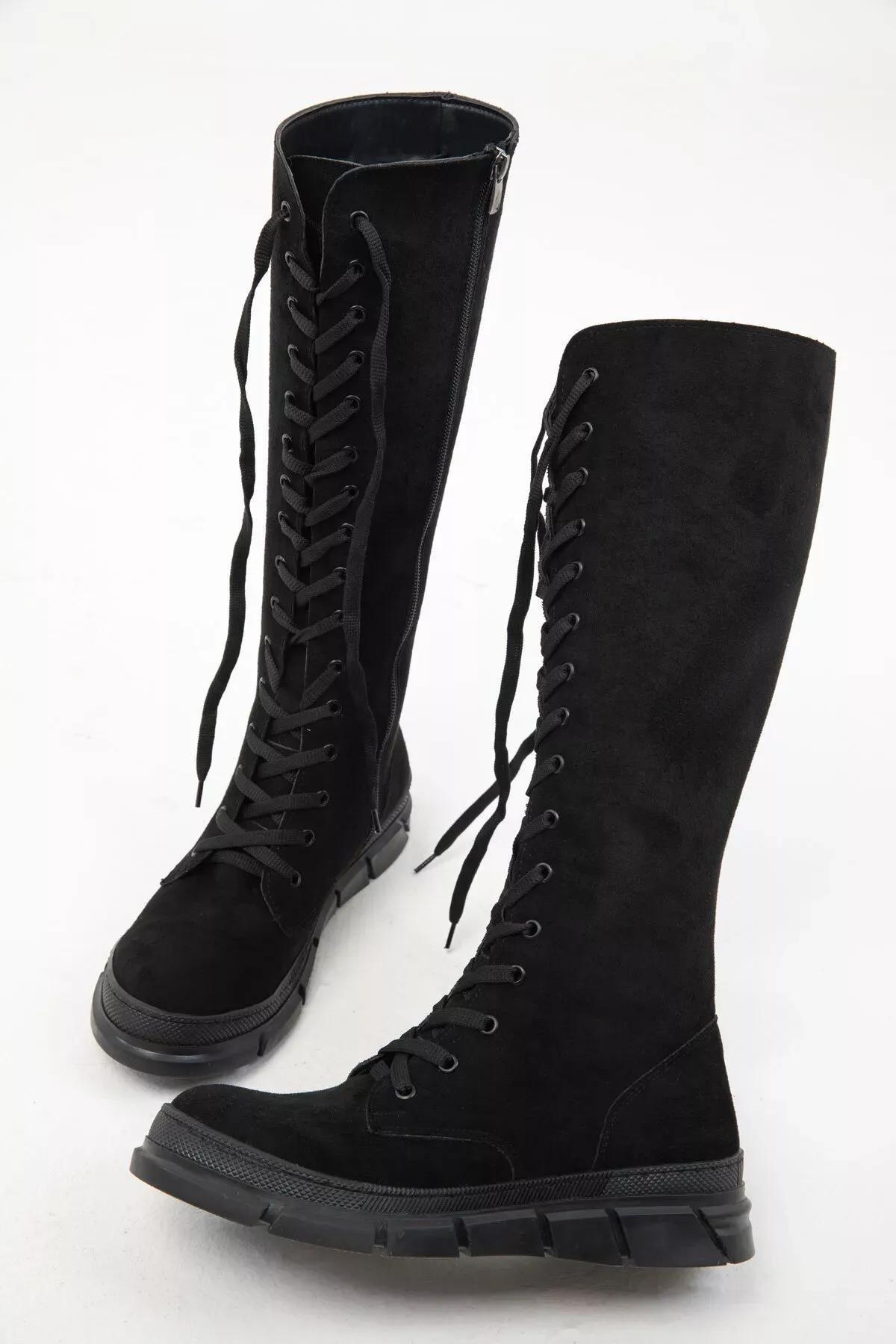 Black Suede Boots, C101_2531, large image number 1