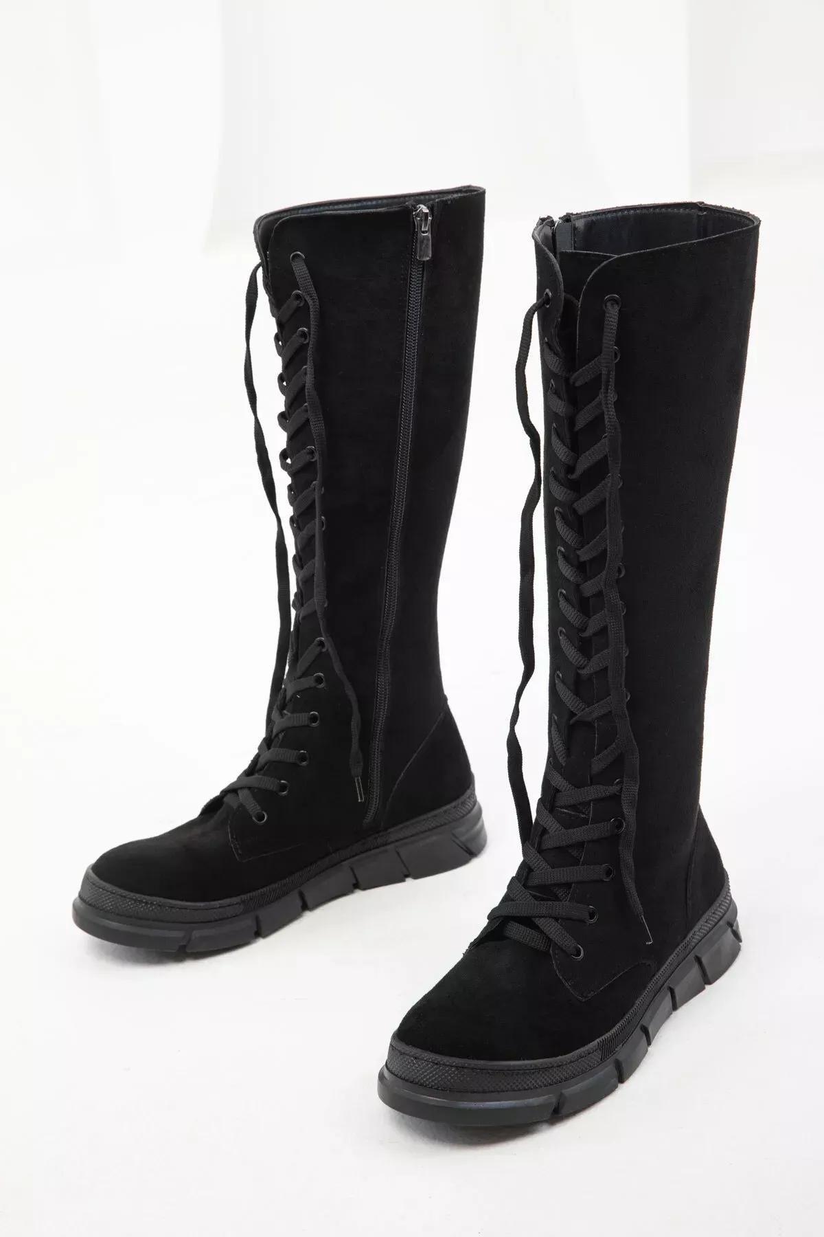 Black Suede Boots, C101_2531, large image number 3