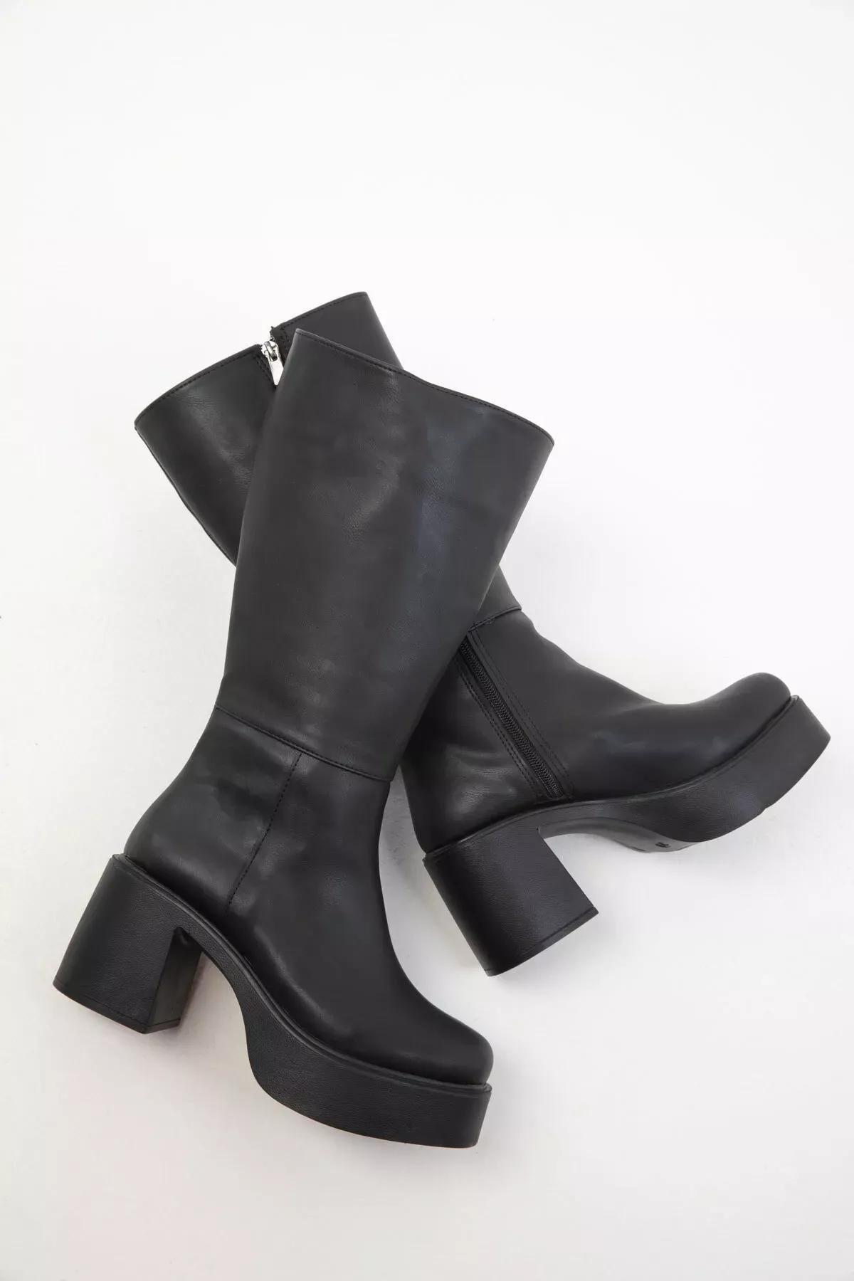 Black Boots, BLACK, large image number 3