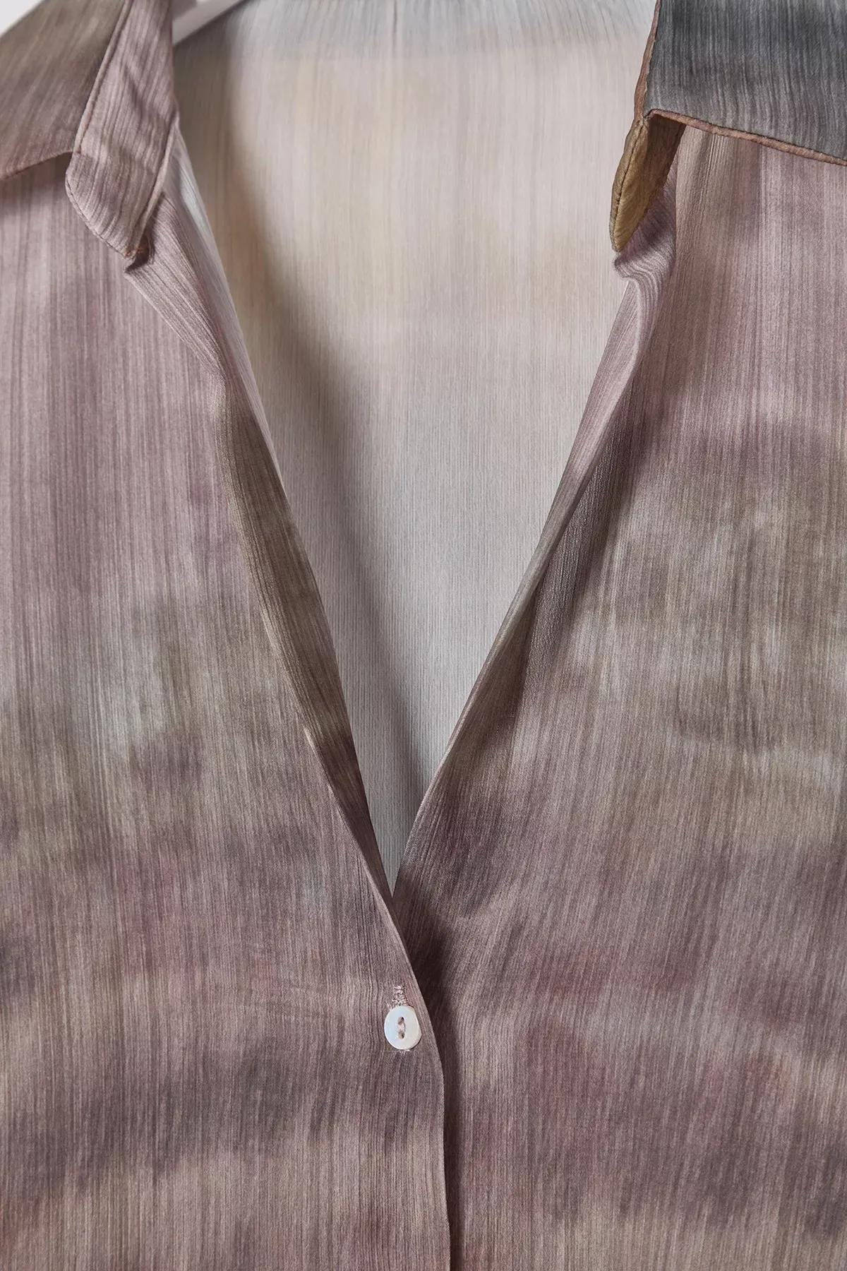 Multicolour Chiffon Shirt, C101_7382, large image number 5
