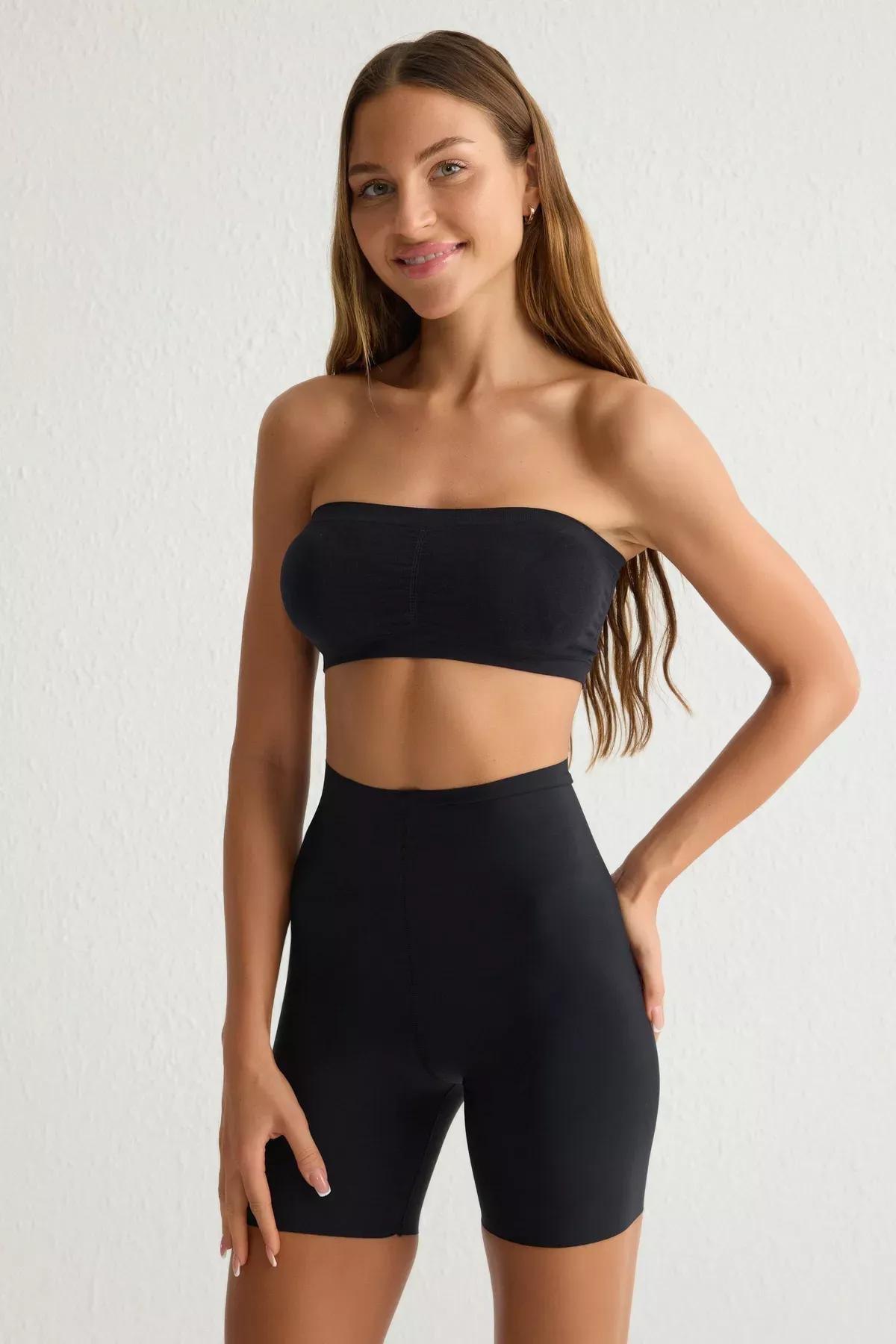 Black-Skin High-Waist Boxer, set of 2, Black-Skin, large image number 1