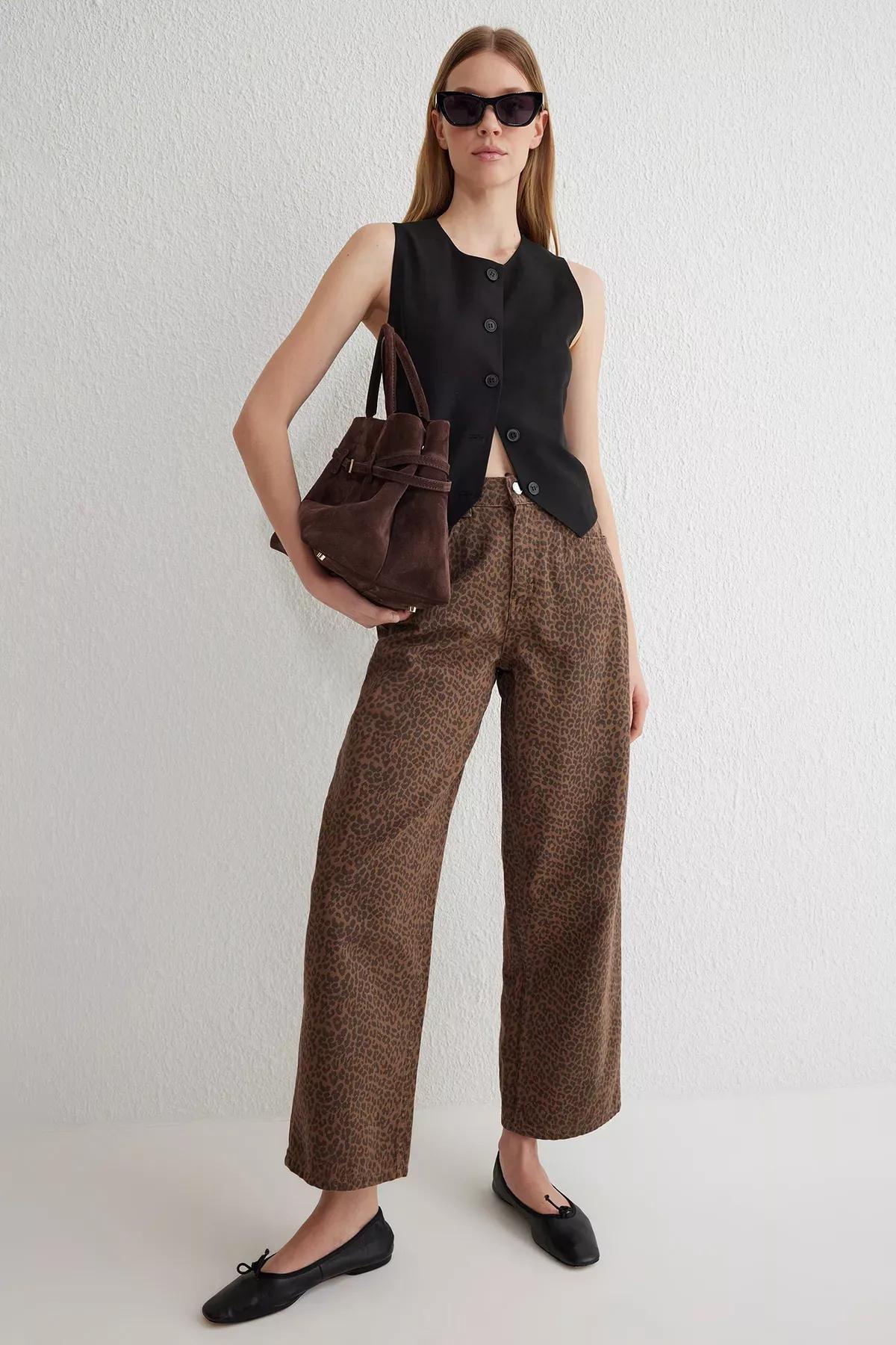 Black Leopard Skater Jeans, C101_7382, medium