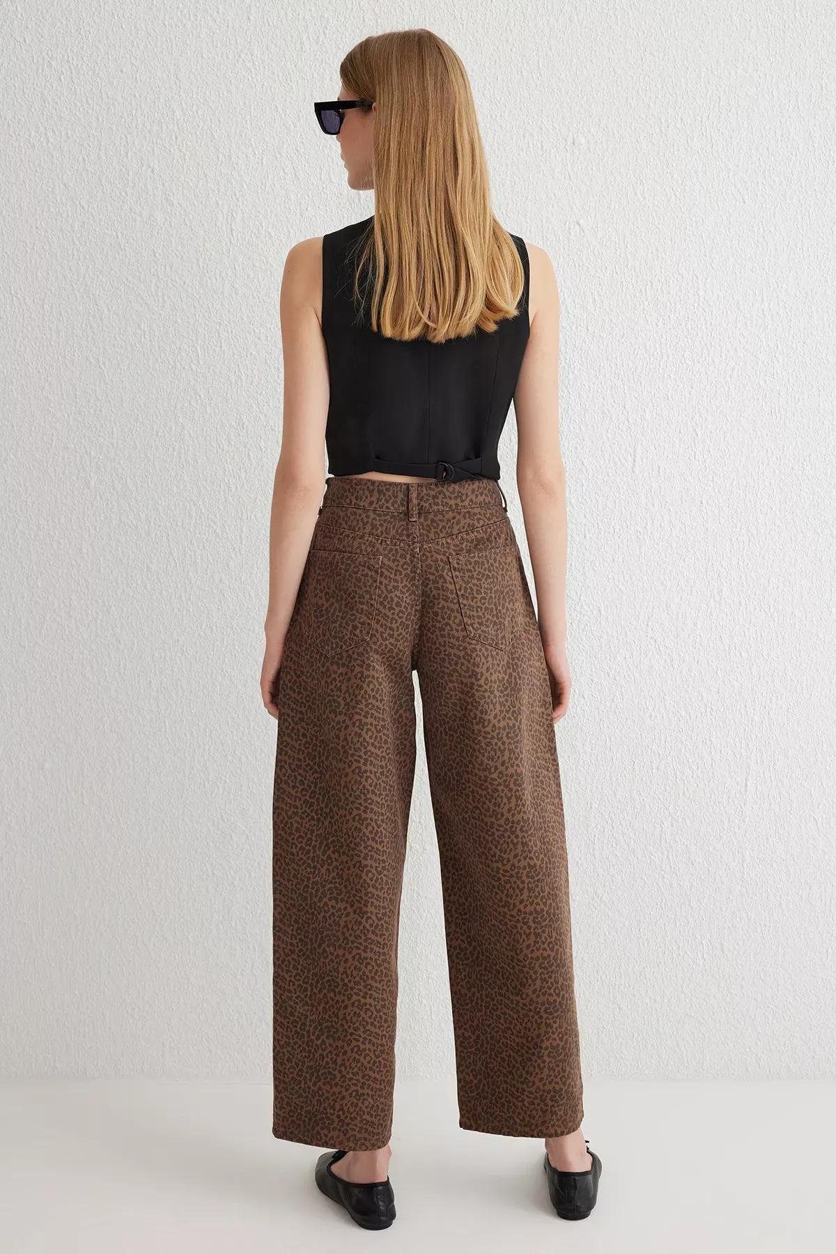 Black Leopard Skater Jeans, C101_7382, large image number 4