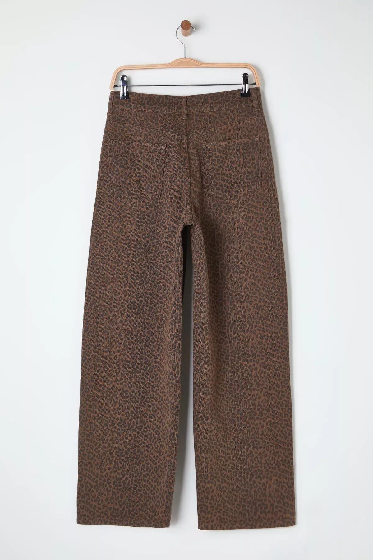 Black Leopard Skater Jeans, C101_7382, large image number 6