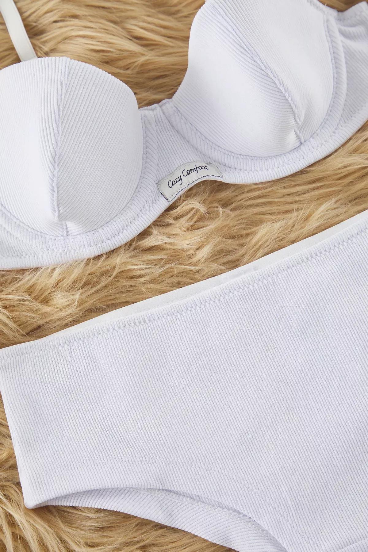 White Camisole Underwear Set, , large image number 5