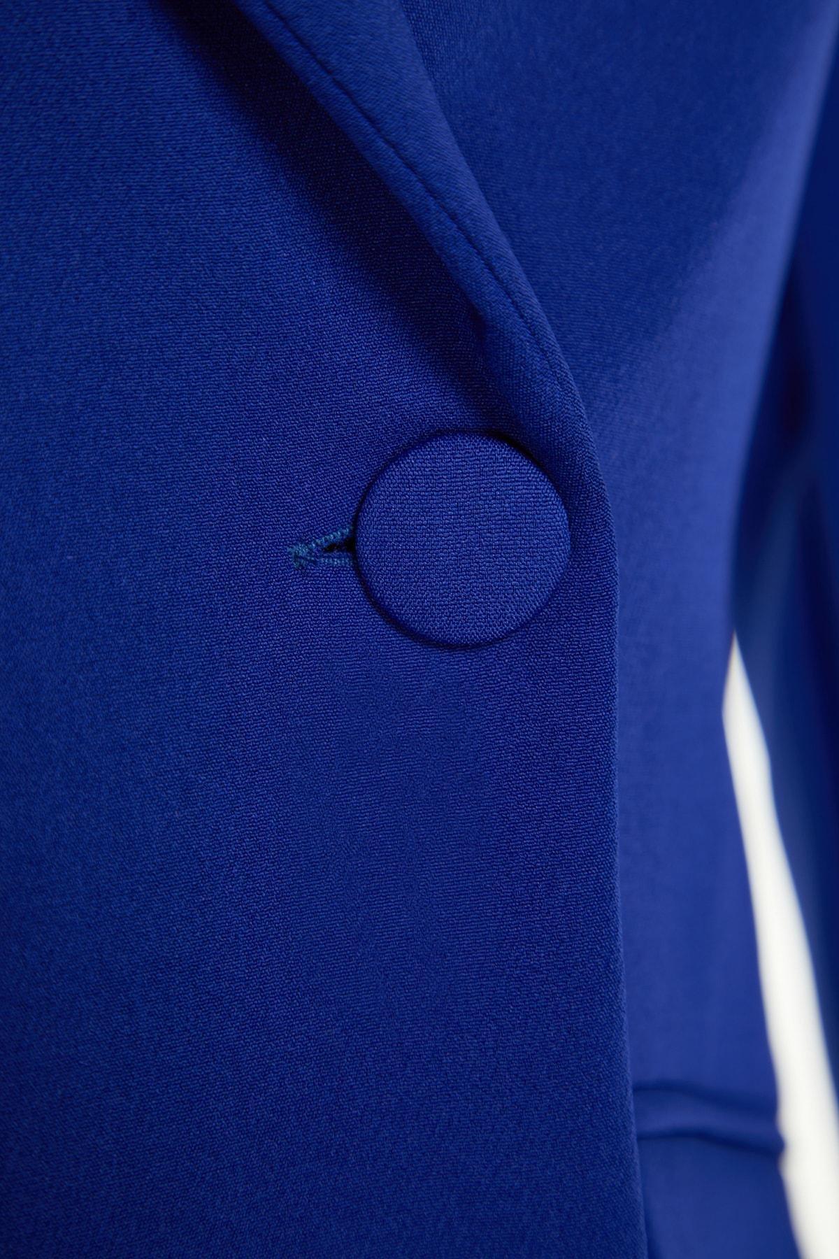 Blue Regular Blazer, , large image number 1