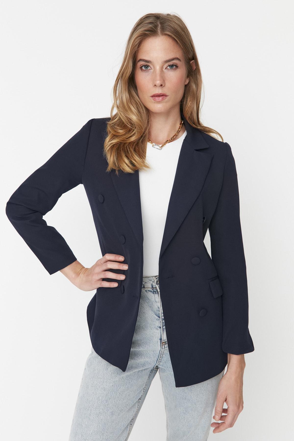 Blue Regular Blazer pack, Dark blue, large image number 0