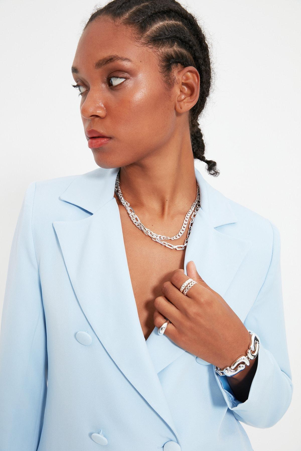 Blue Regular Blazer pack, Dark blue, large image number 3