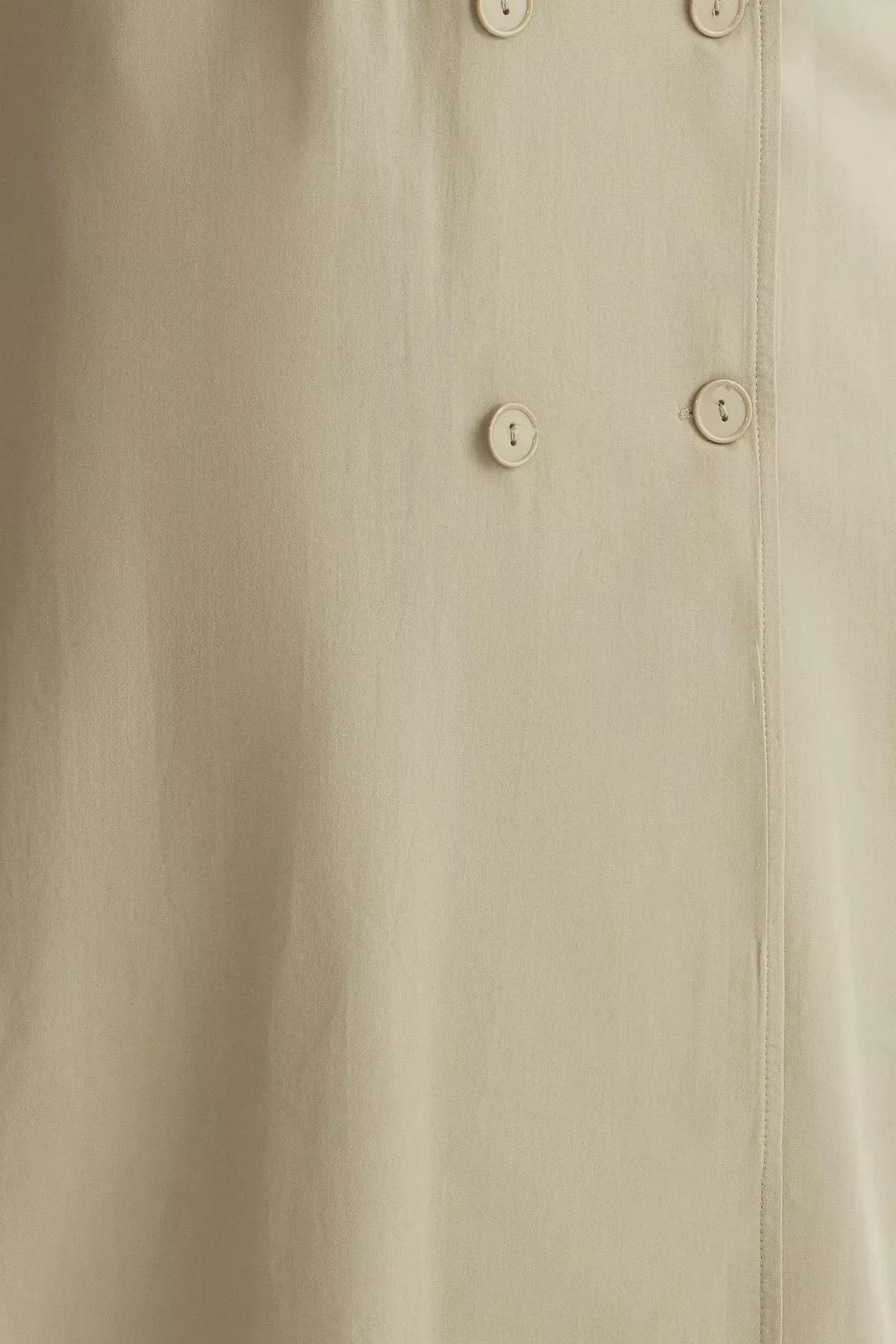 Mint Detailed Poplin Woven Dress, Mint, large image number 3
