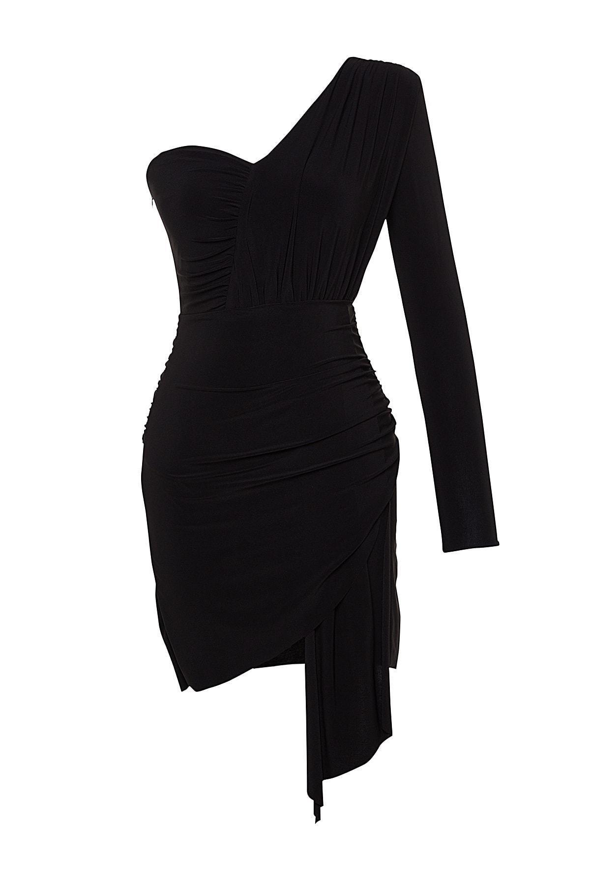 Black Bodycon Mini Dress, , large image number 7