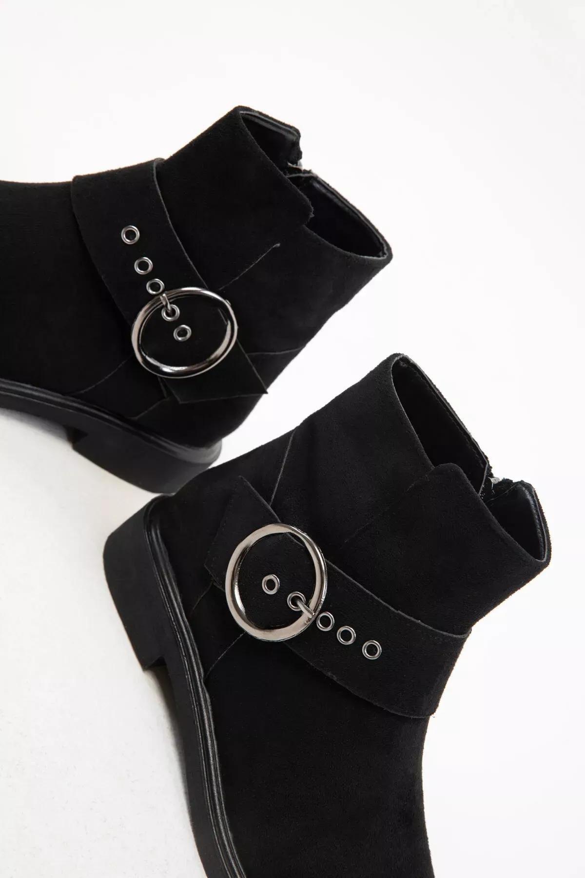 Black Suede Boots, C101_2531, large image number 1