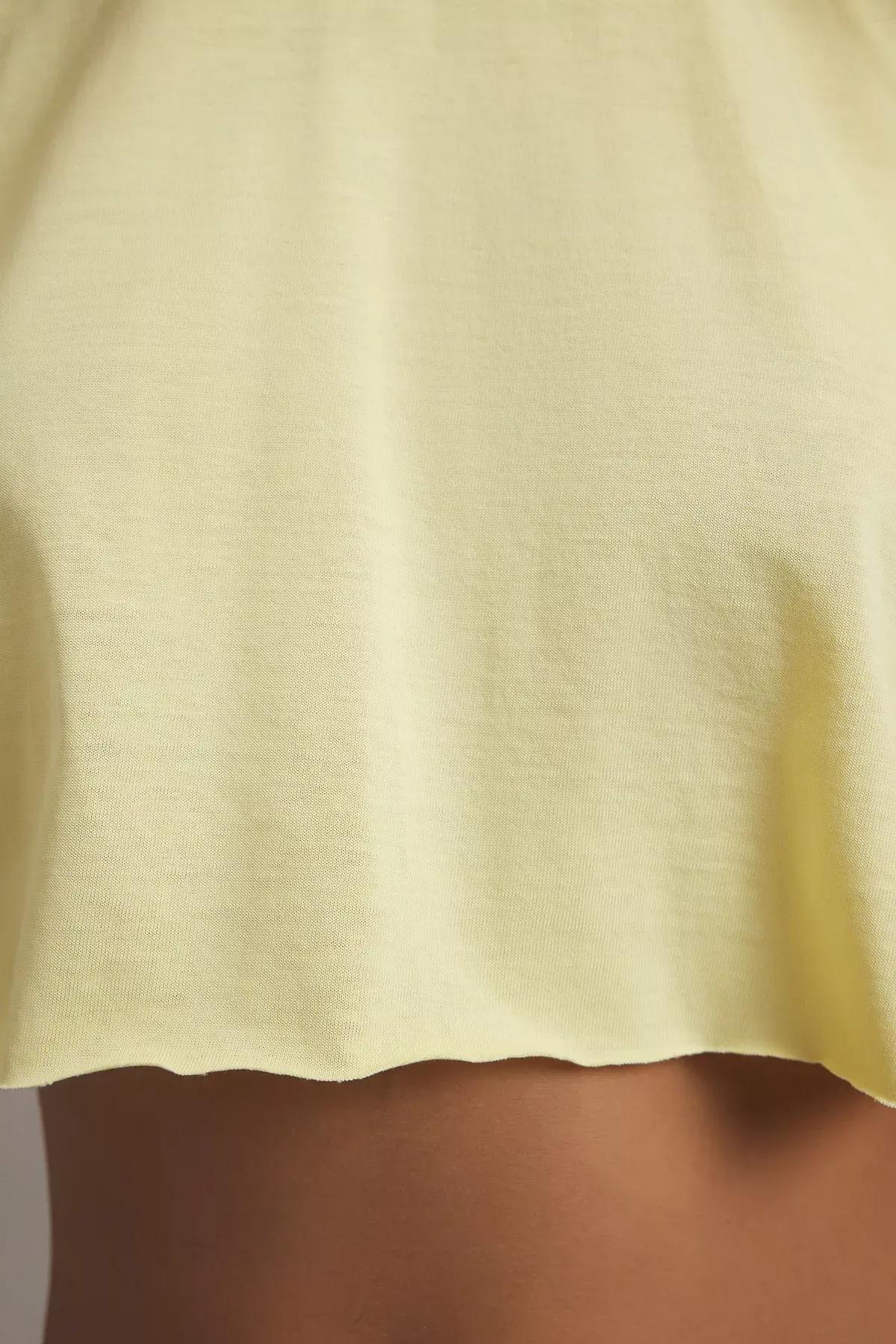 Yellow Super Crop T-Shirt, , large image number 2