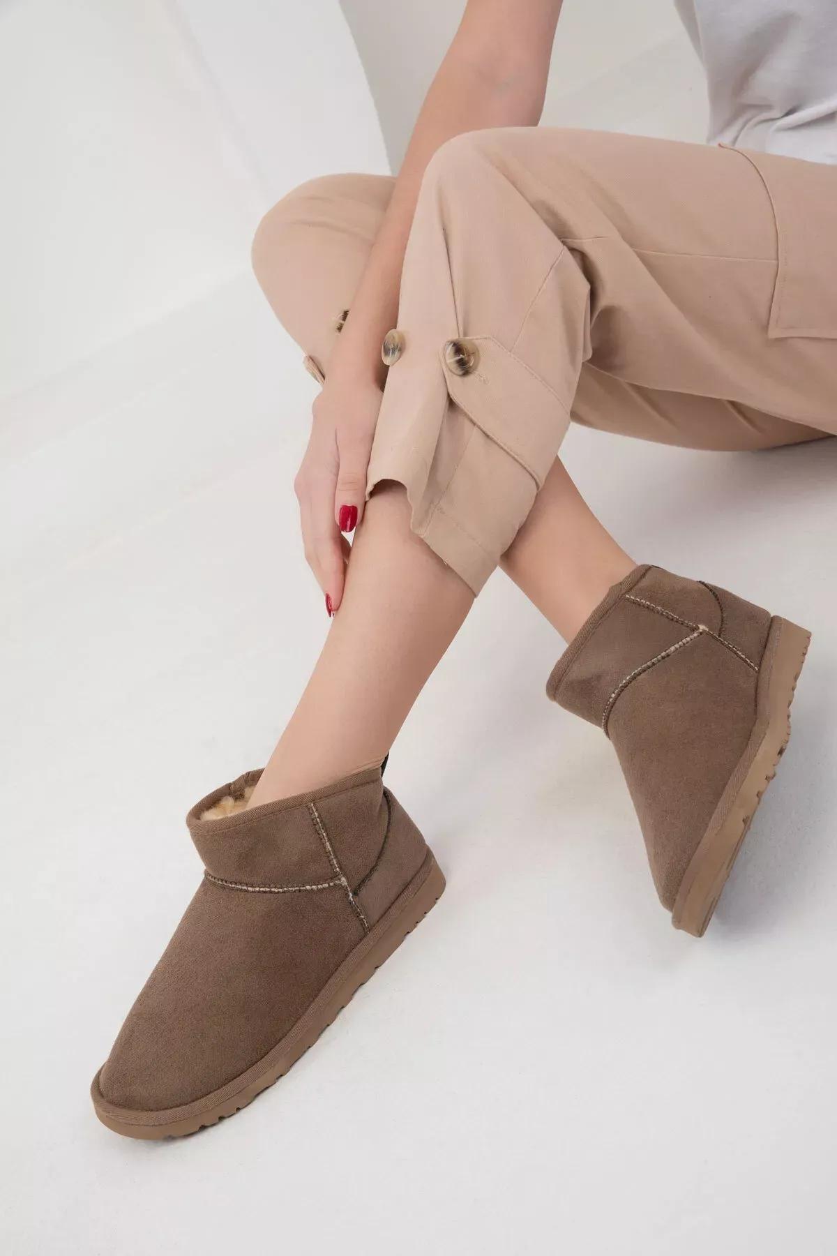 Grey Suede Boots, C101_2875, large image number 2