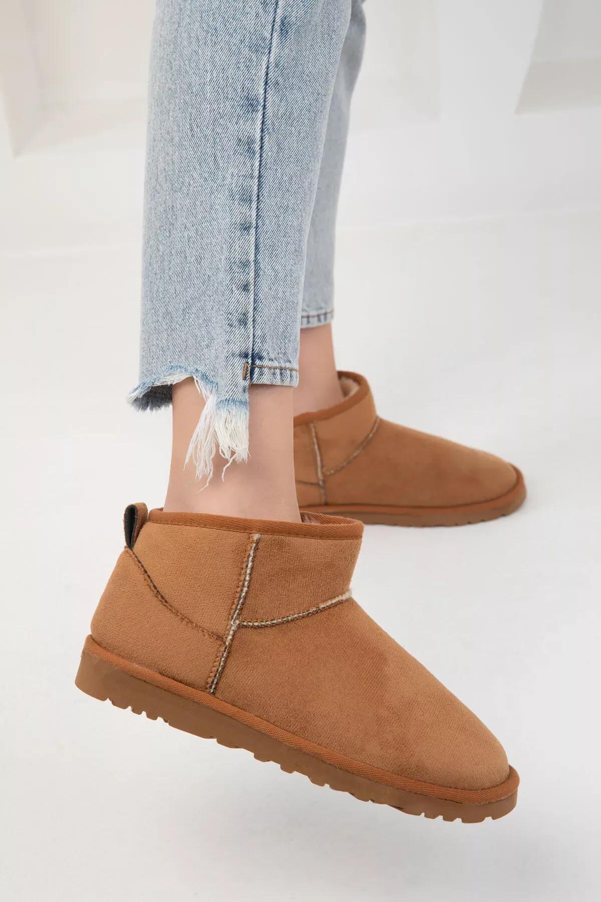 Brown Suede Boots, C101_4460, large image number 4