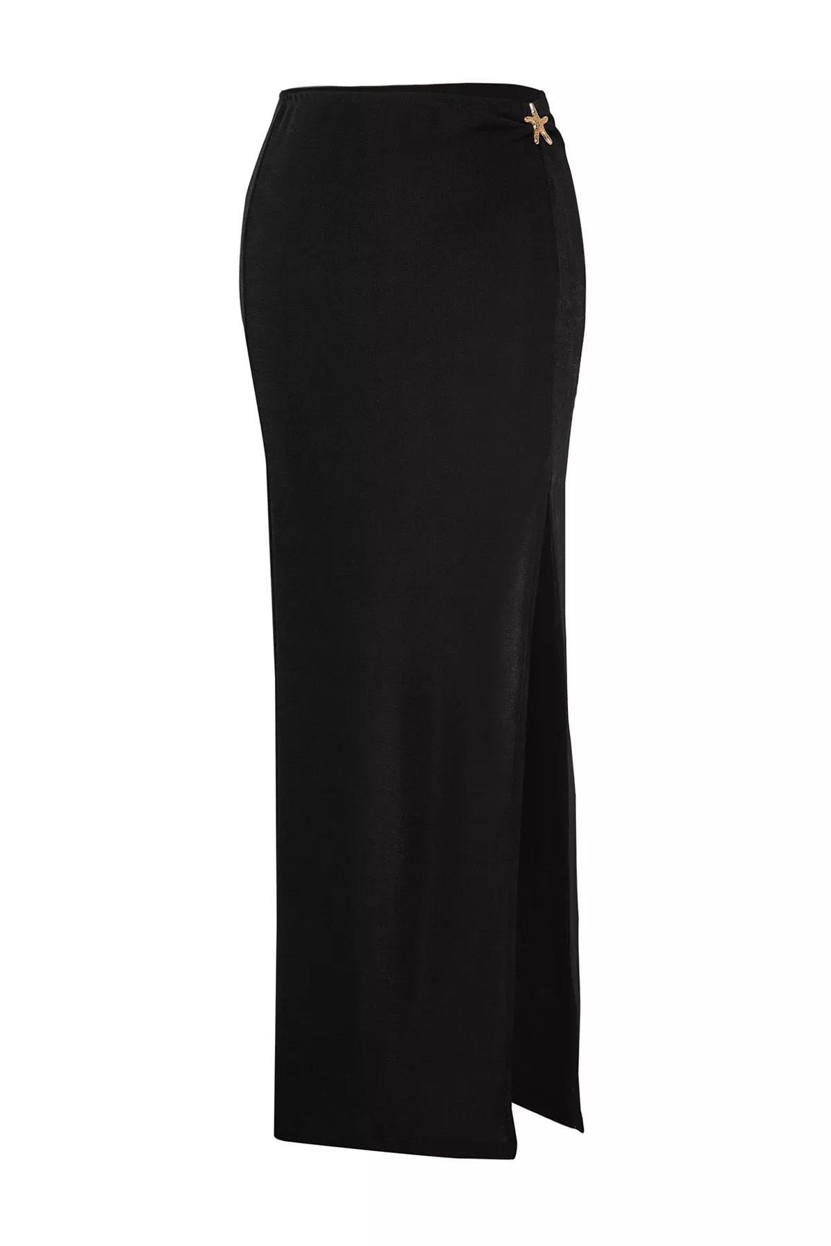 Black Star Accessory maxi Beach Skirt, , large image number 1