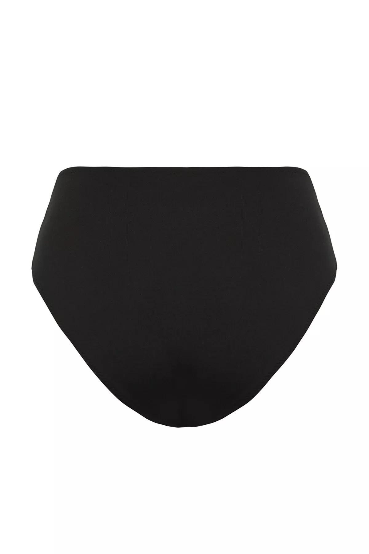 Black High-Waist Bikini Bottom, , large image number 5
